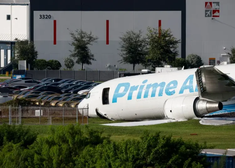 The Amazon cargo plane that crashed in Miami nearly hit a parking lot full of Tesla Cybercabs
