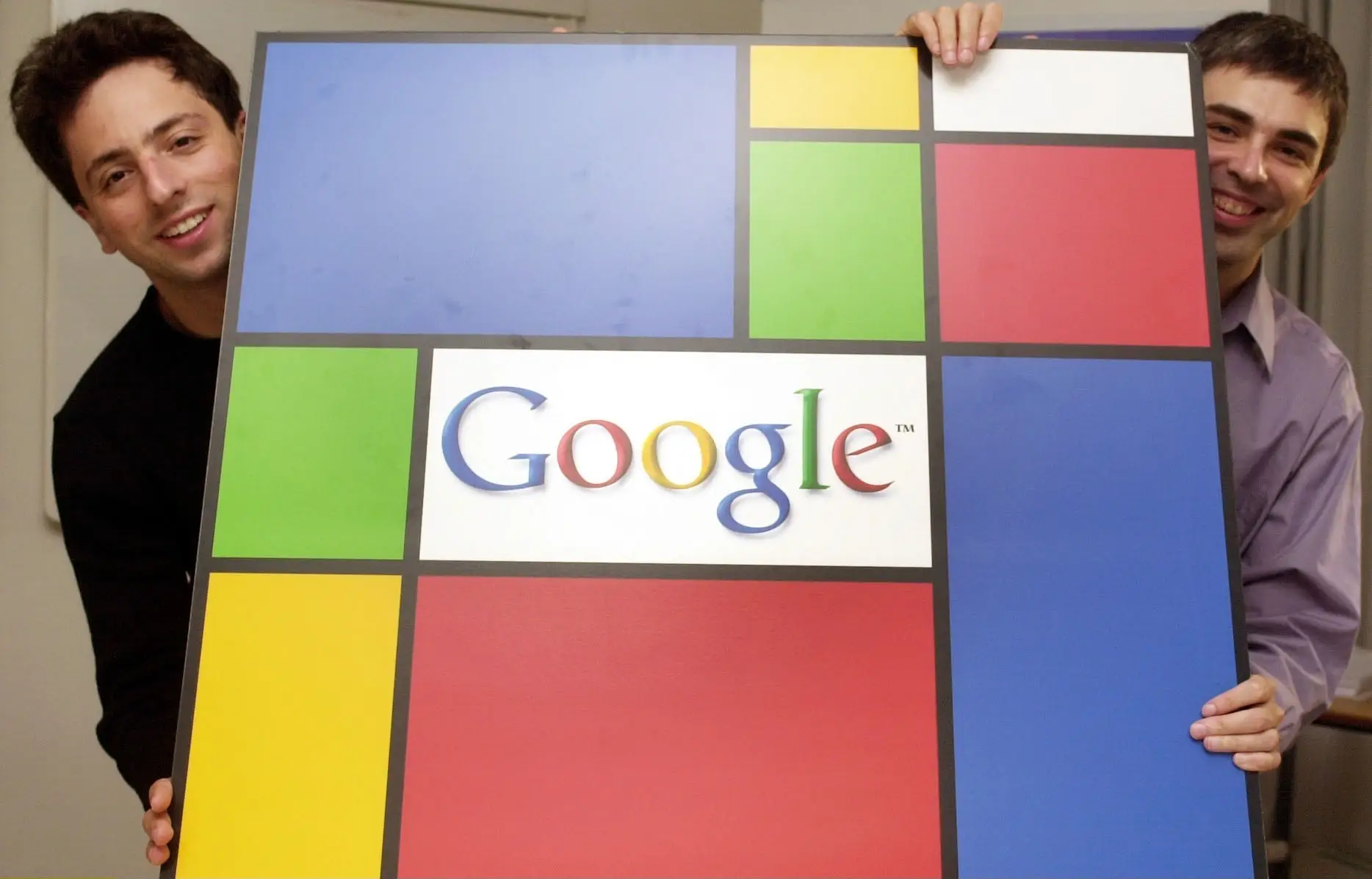 Sergey Brin and Larry Page.