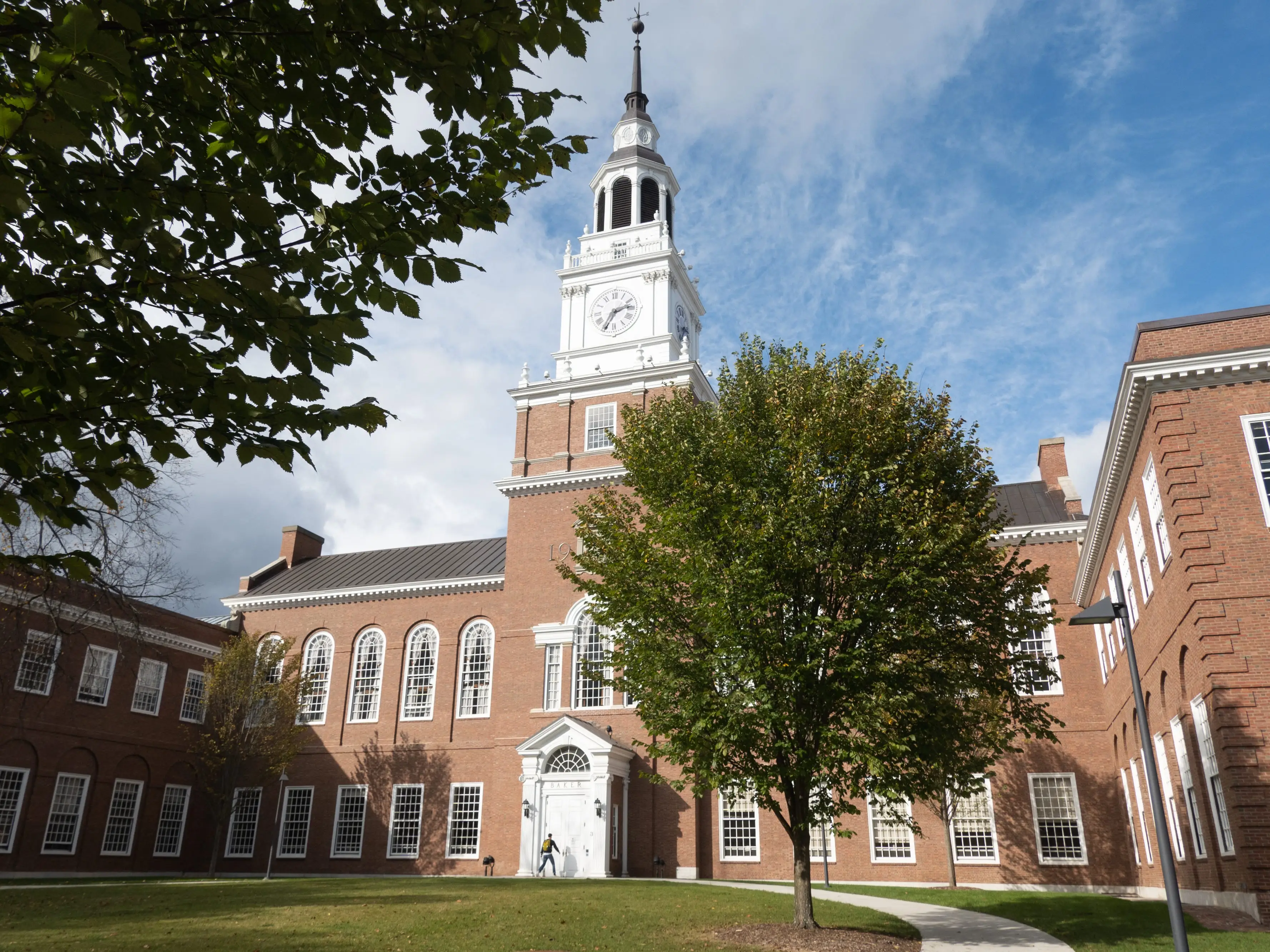 A college campus.