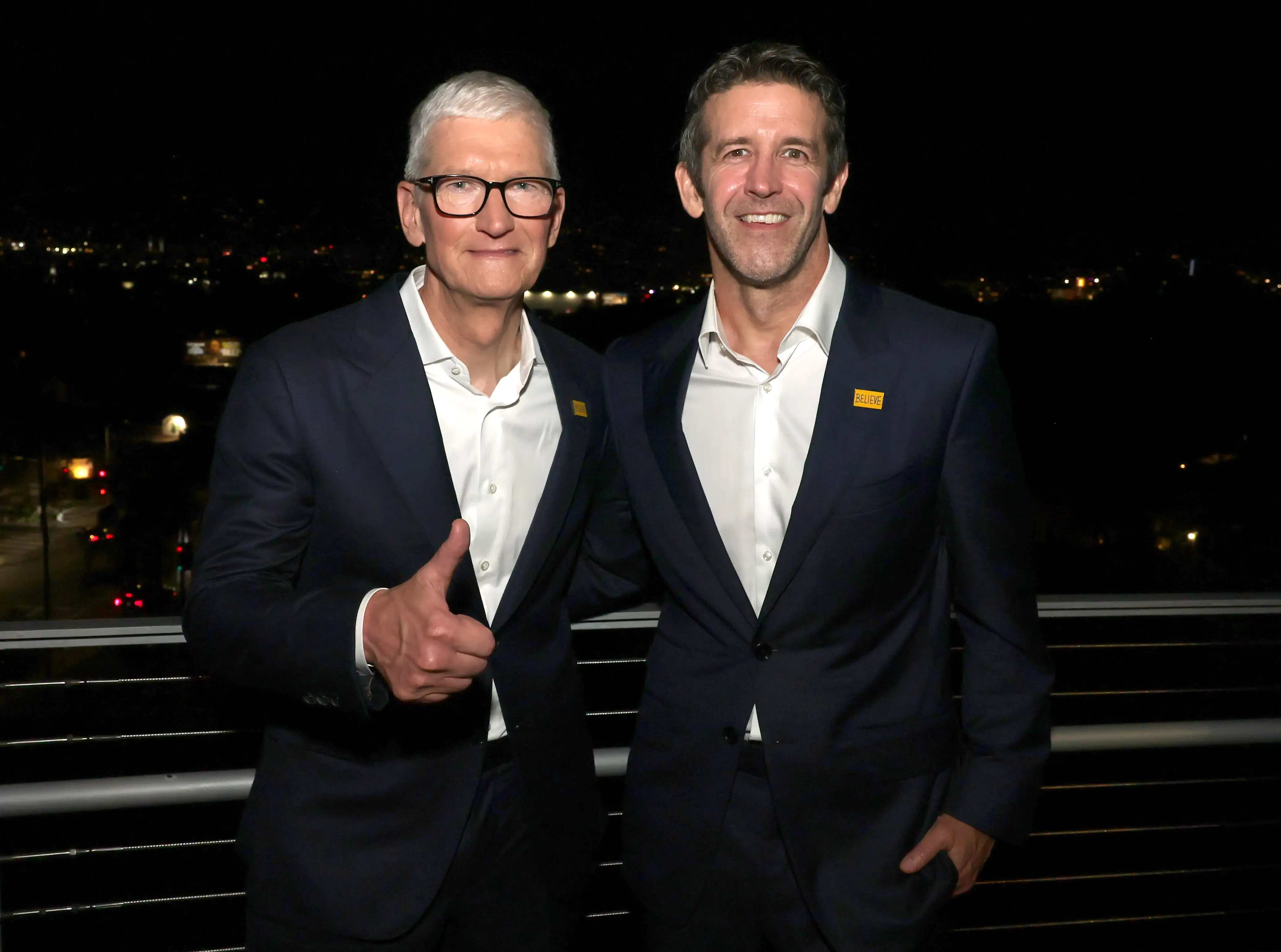 Tim Cook and John Ternus