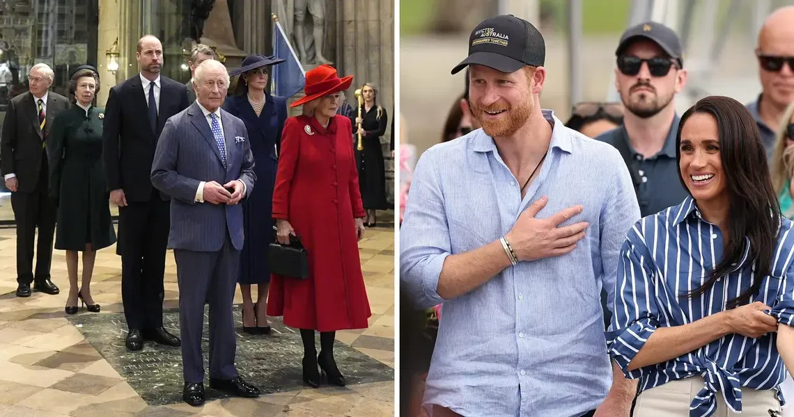 Prince Harry and Meghan Markle are back in the UK, but they’re still not working royals. Here are the 11 family members on duty.