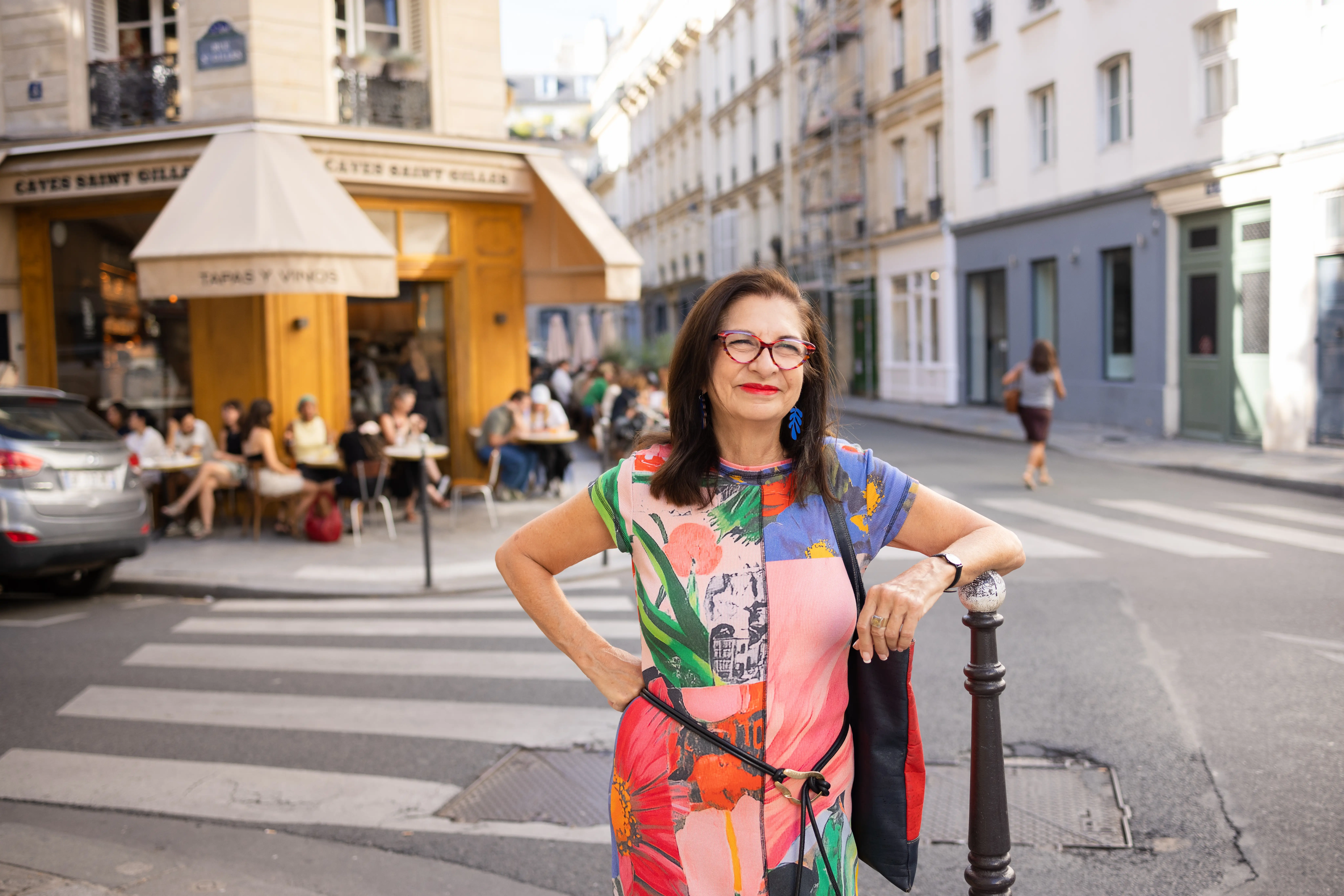 Buyer's agent Adrian Leeds in the Marais.