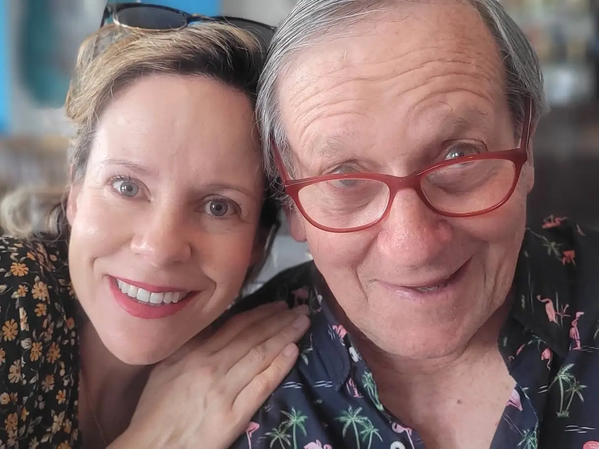 The author and her dad