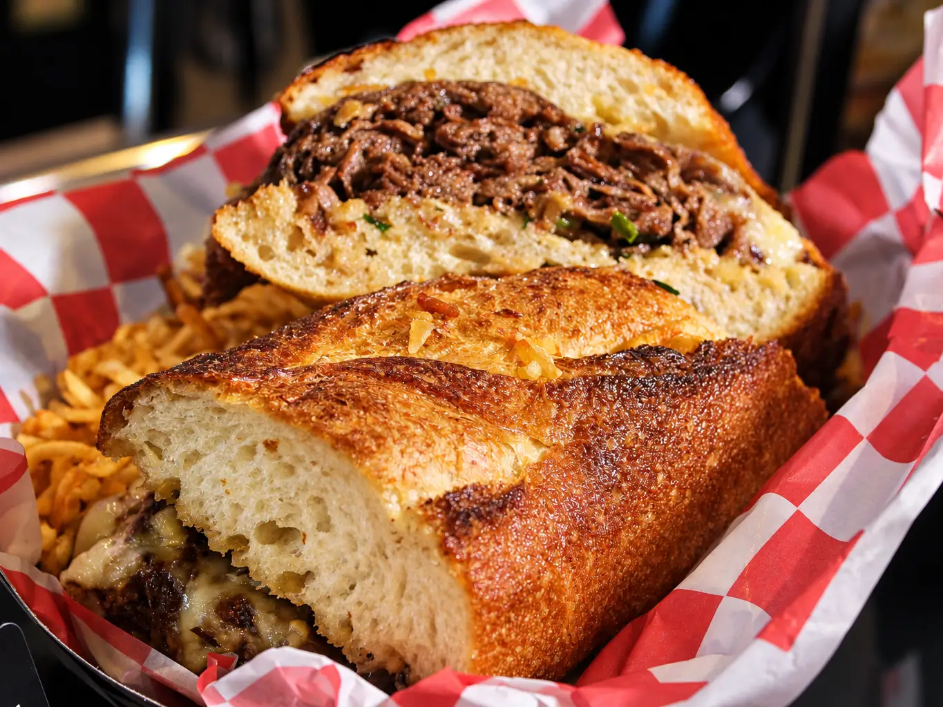 Salt Hank's French dip sandwich