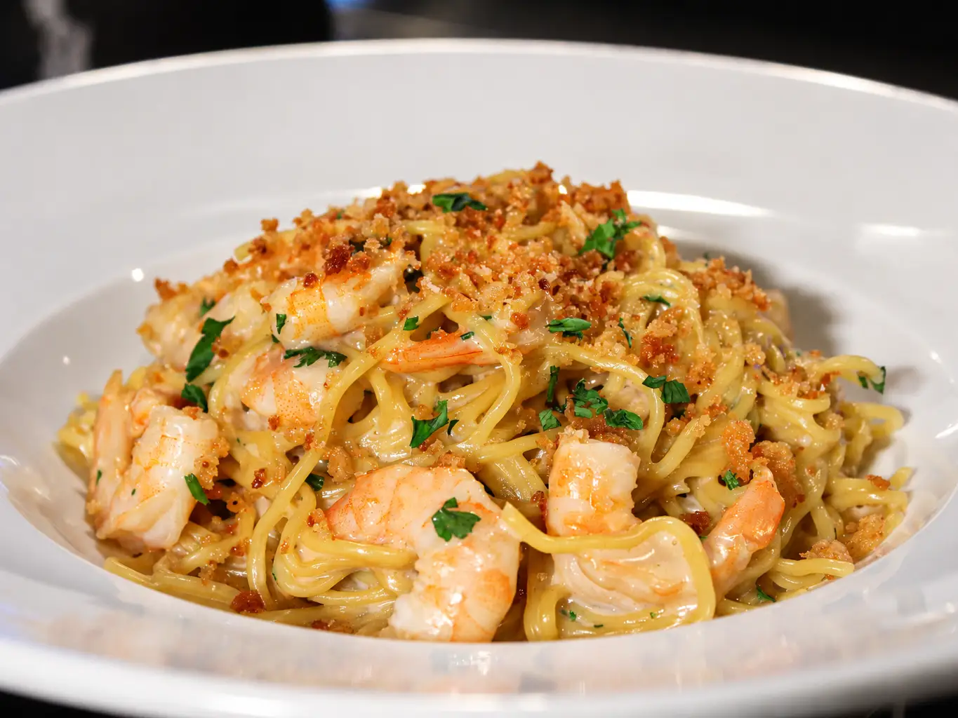 pastaRAMEN temomi ramen shrimp scampi