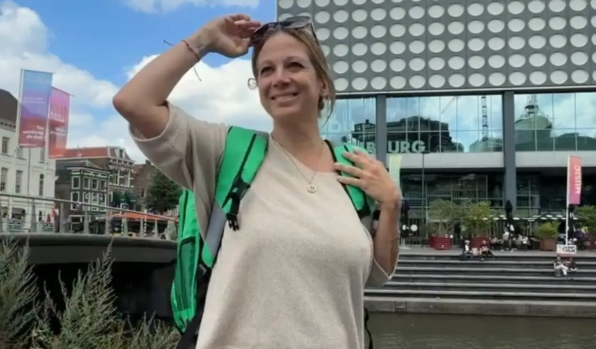 Woman posing for photo