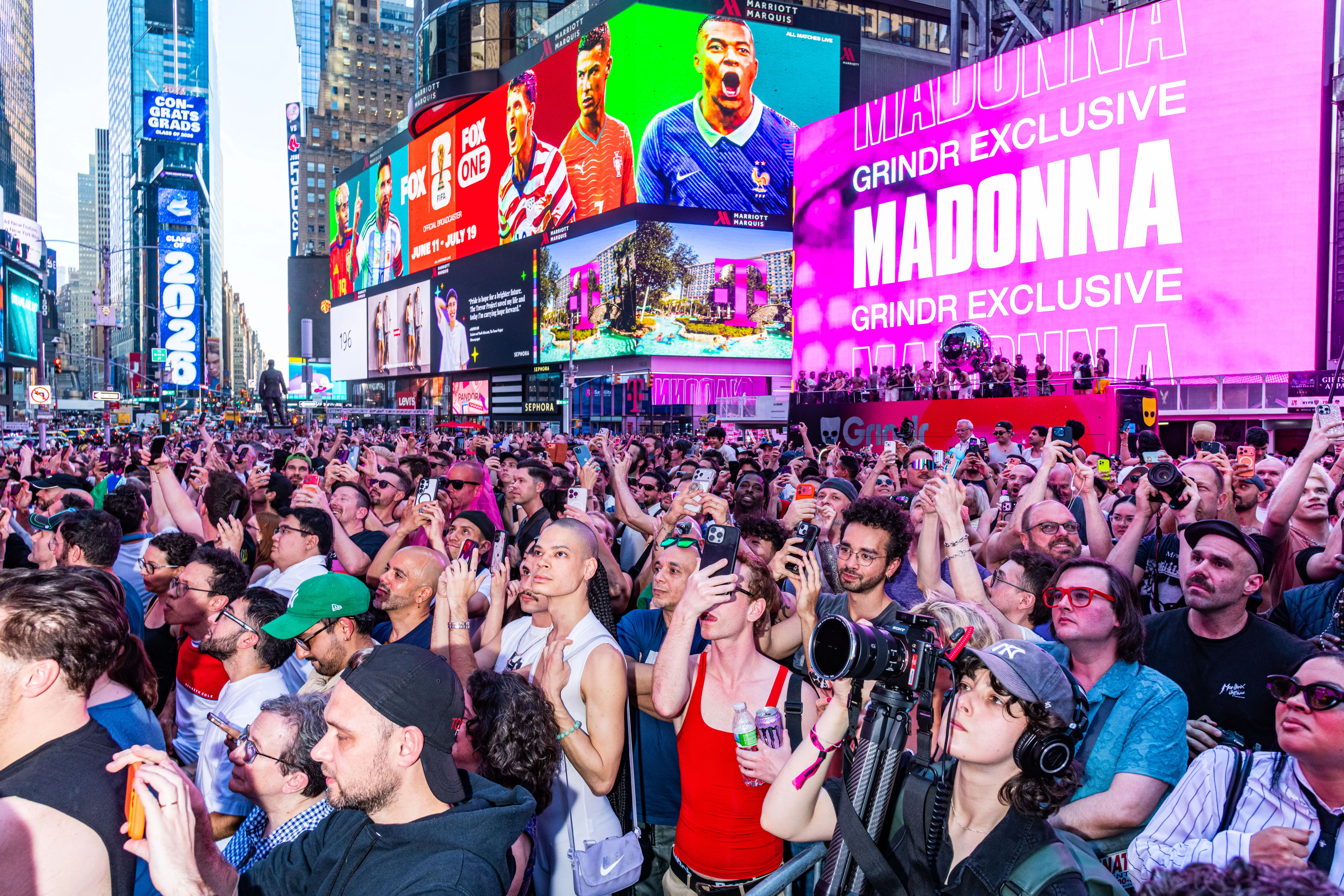 Madonna Time Square