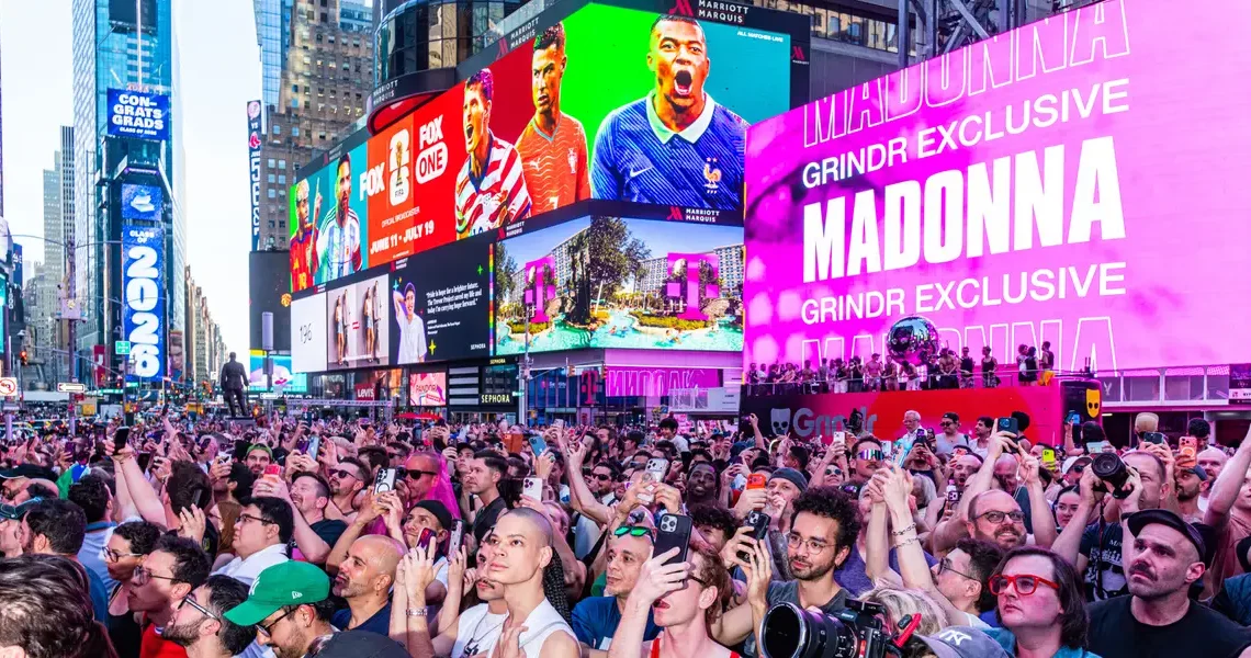 Grindr is betting big on IRL marketing. There’s a very digital reason.
