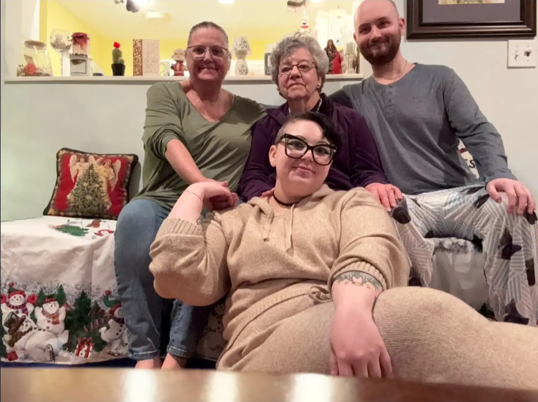 Laura Ehrlich with family