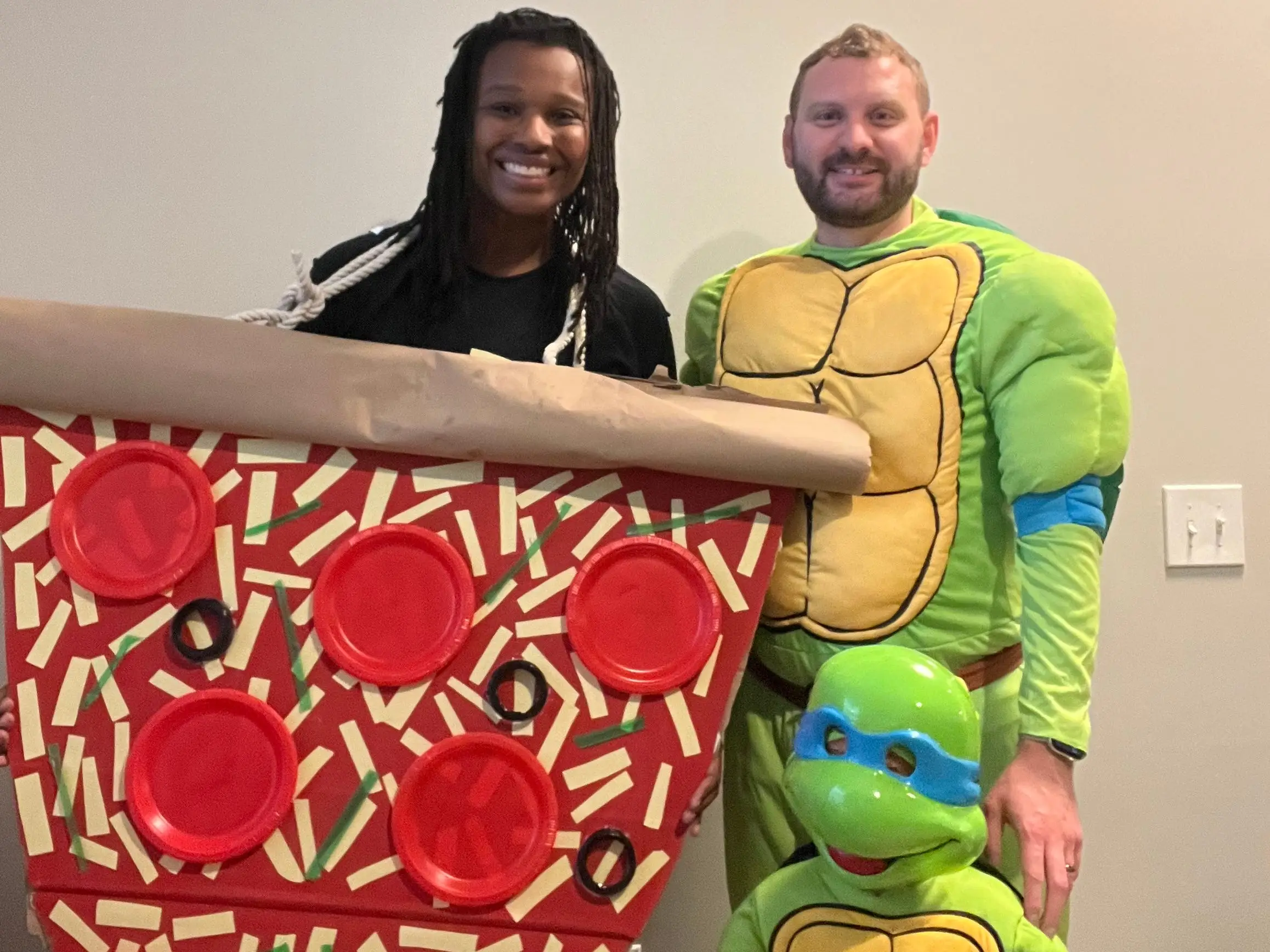 Family in costume