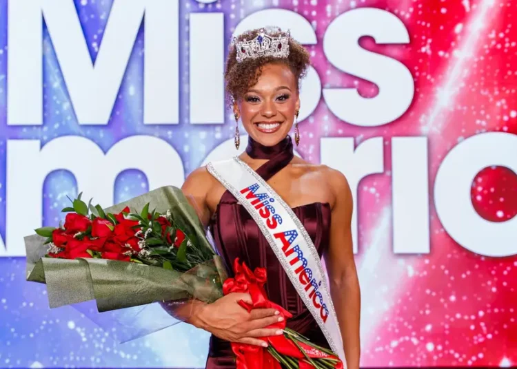 The new Miss America said her dad sent her daily questions about current events to prepare for the pageant