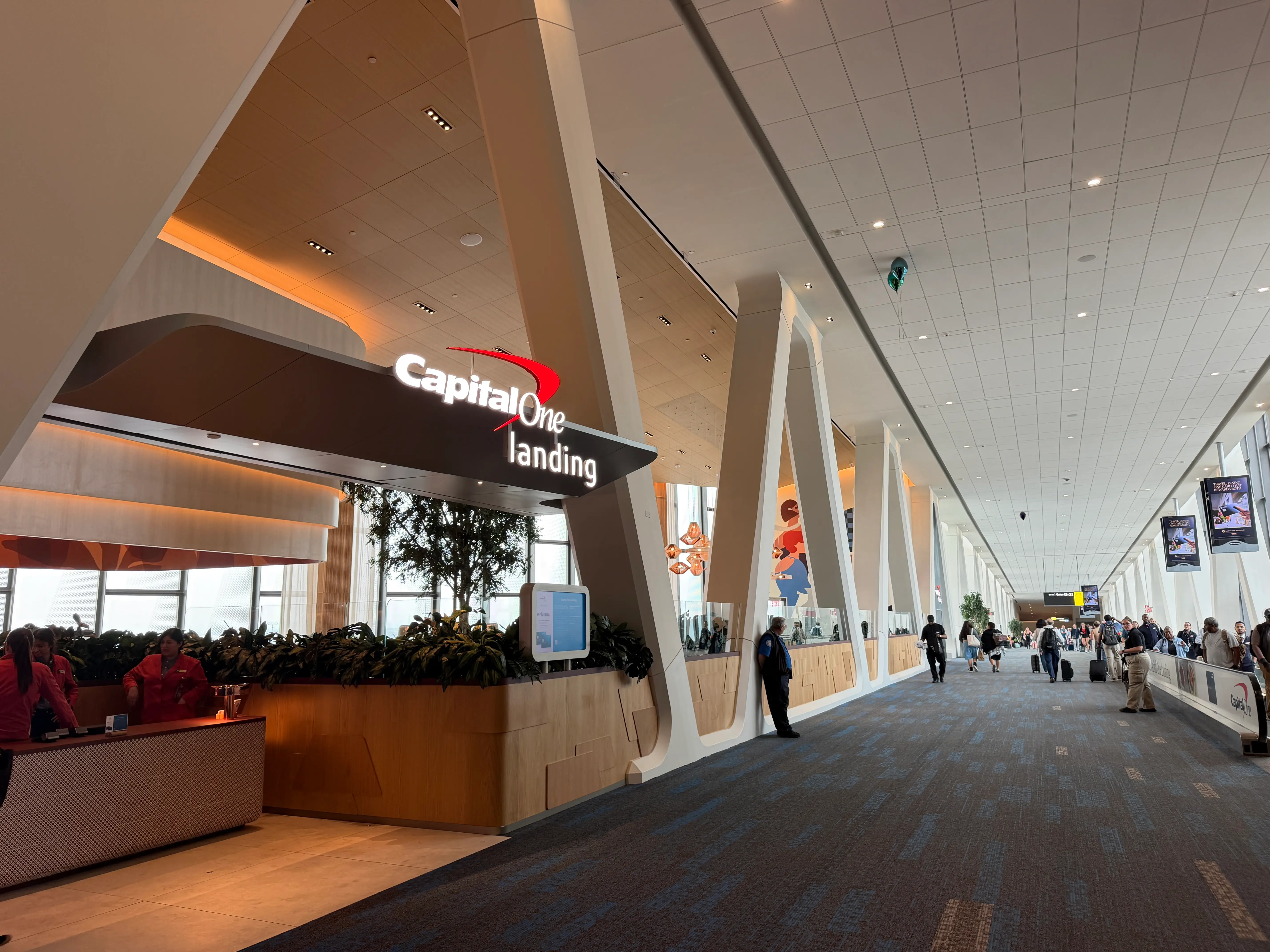 Capital One Landing entrance at LaGuardia