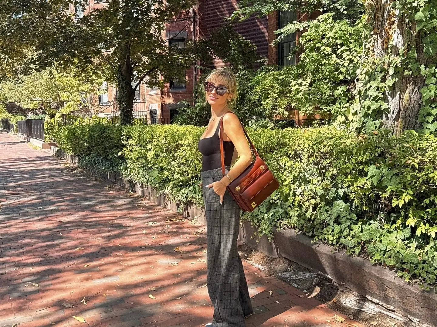 Woman posing for photo