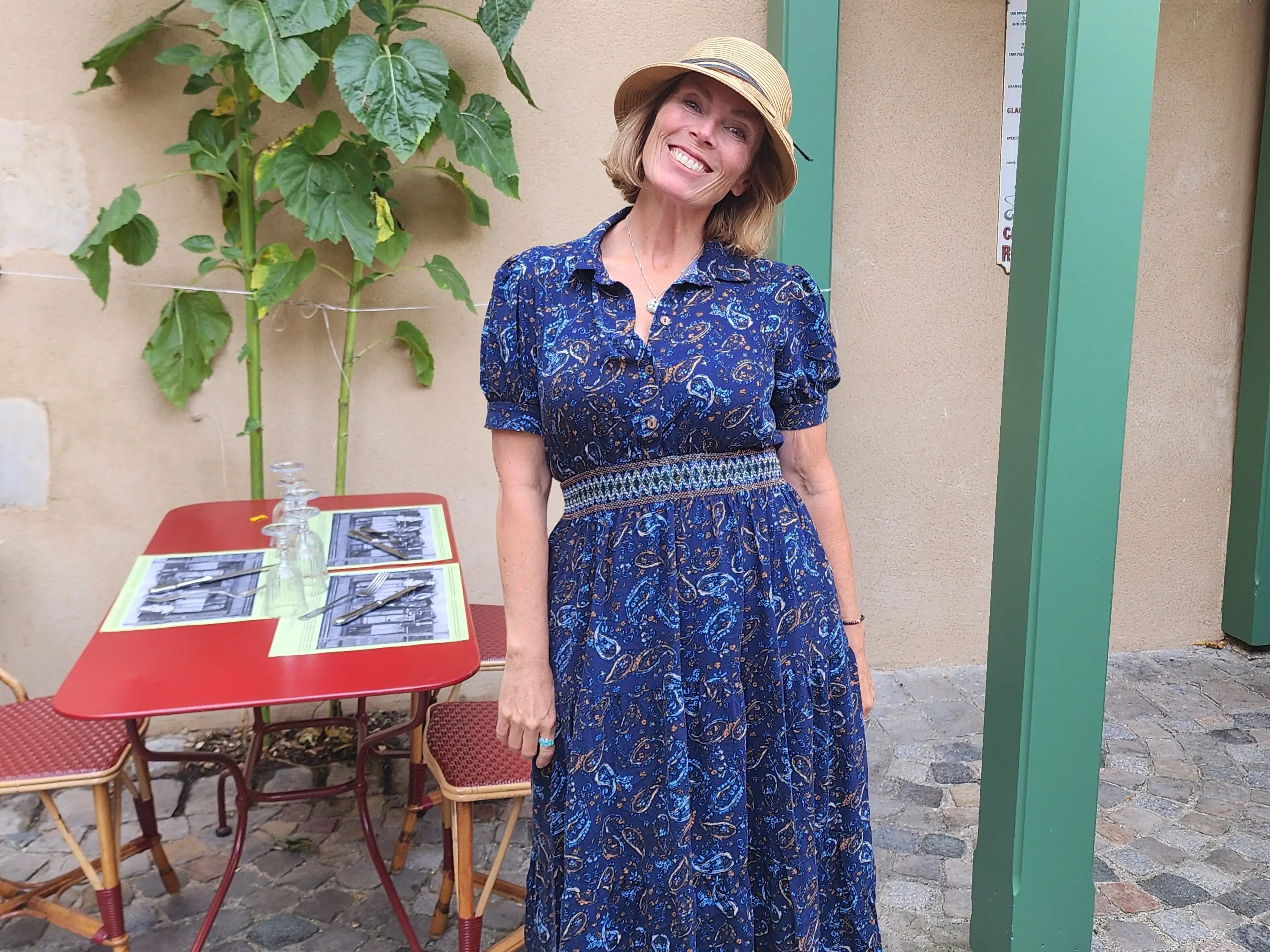 Woman posing for photo