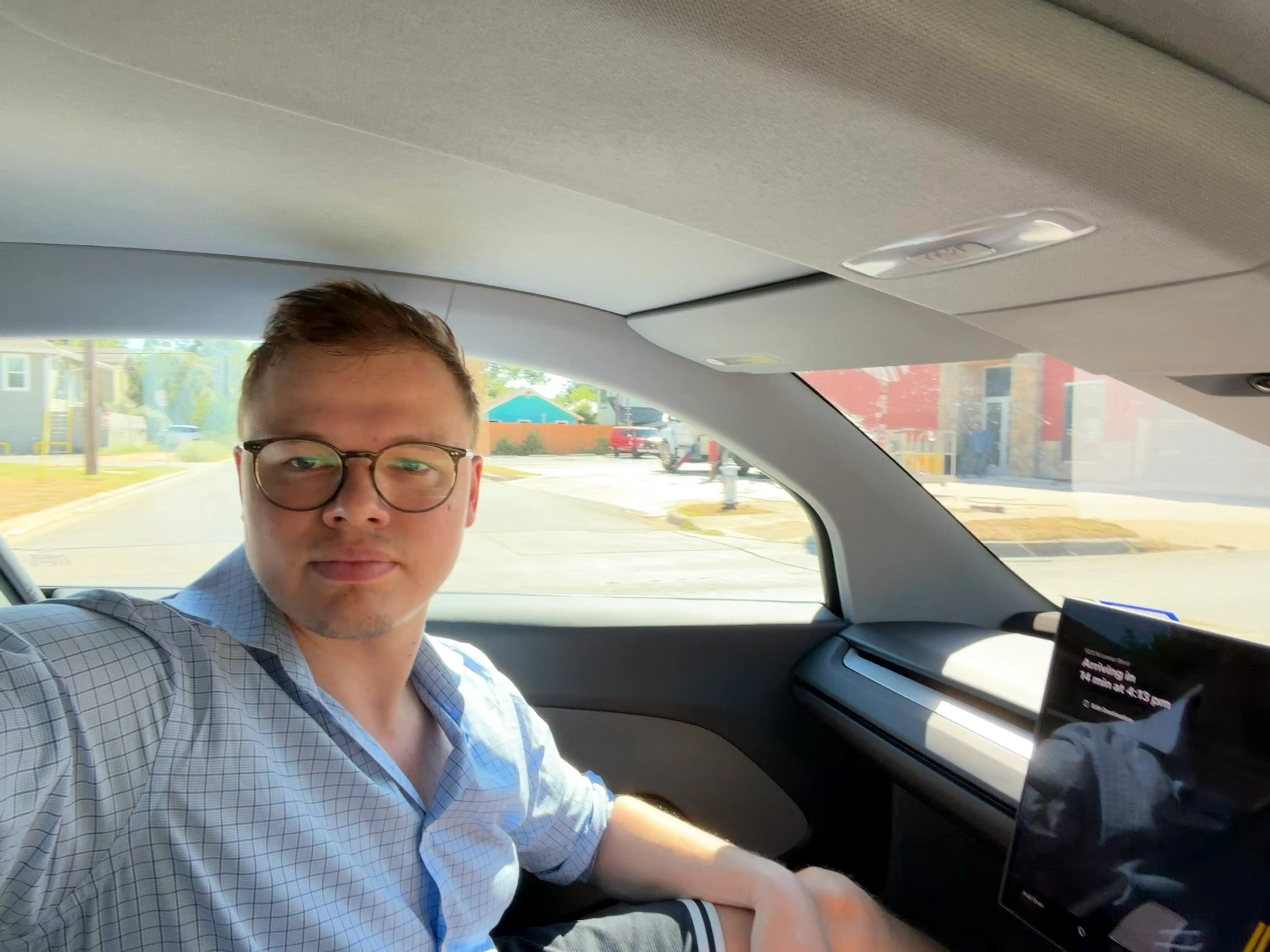 Jan Klauth takes a ride in a Tesla Cybercab