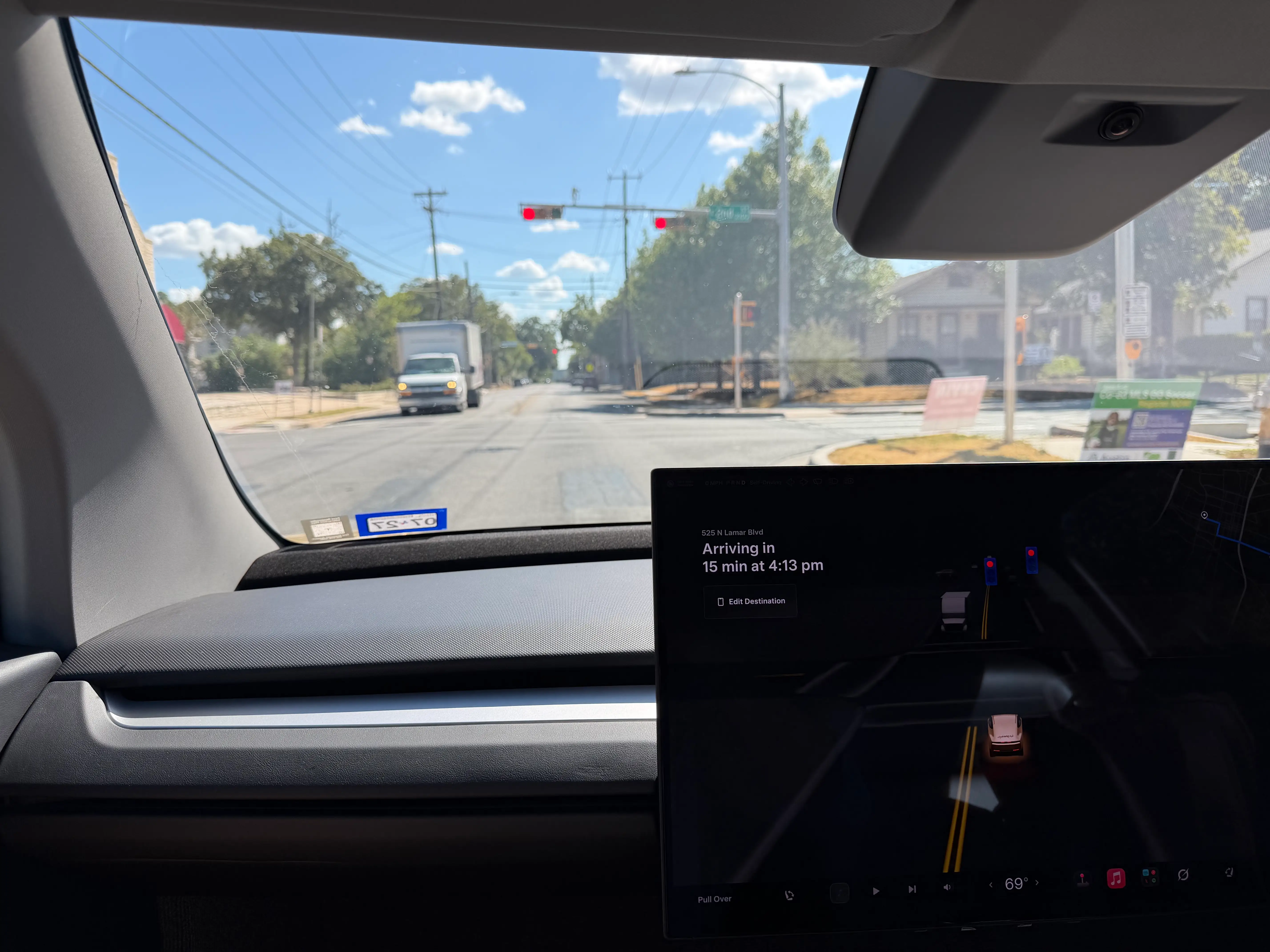 Tesla Cybercab interior