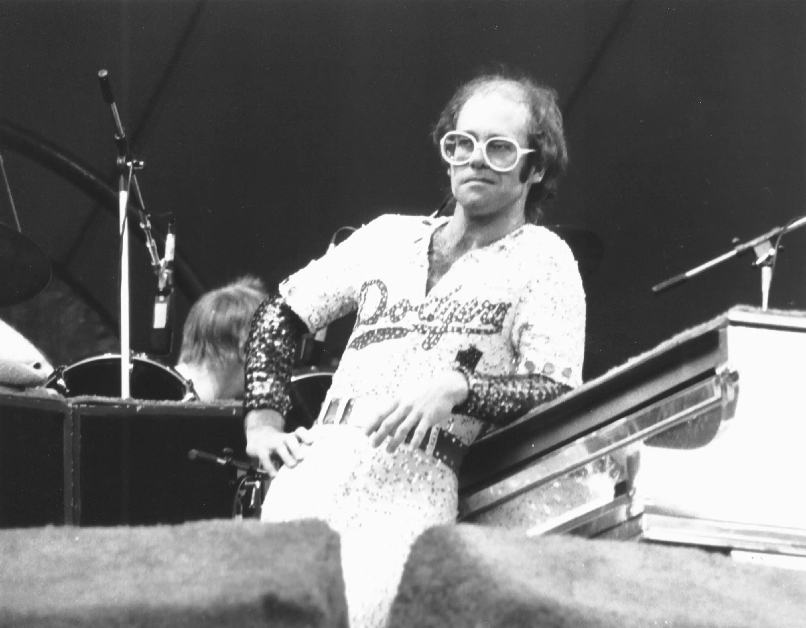 Elton John 1975 at Dodger Stadium