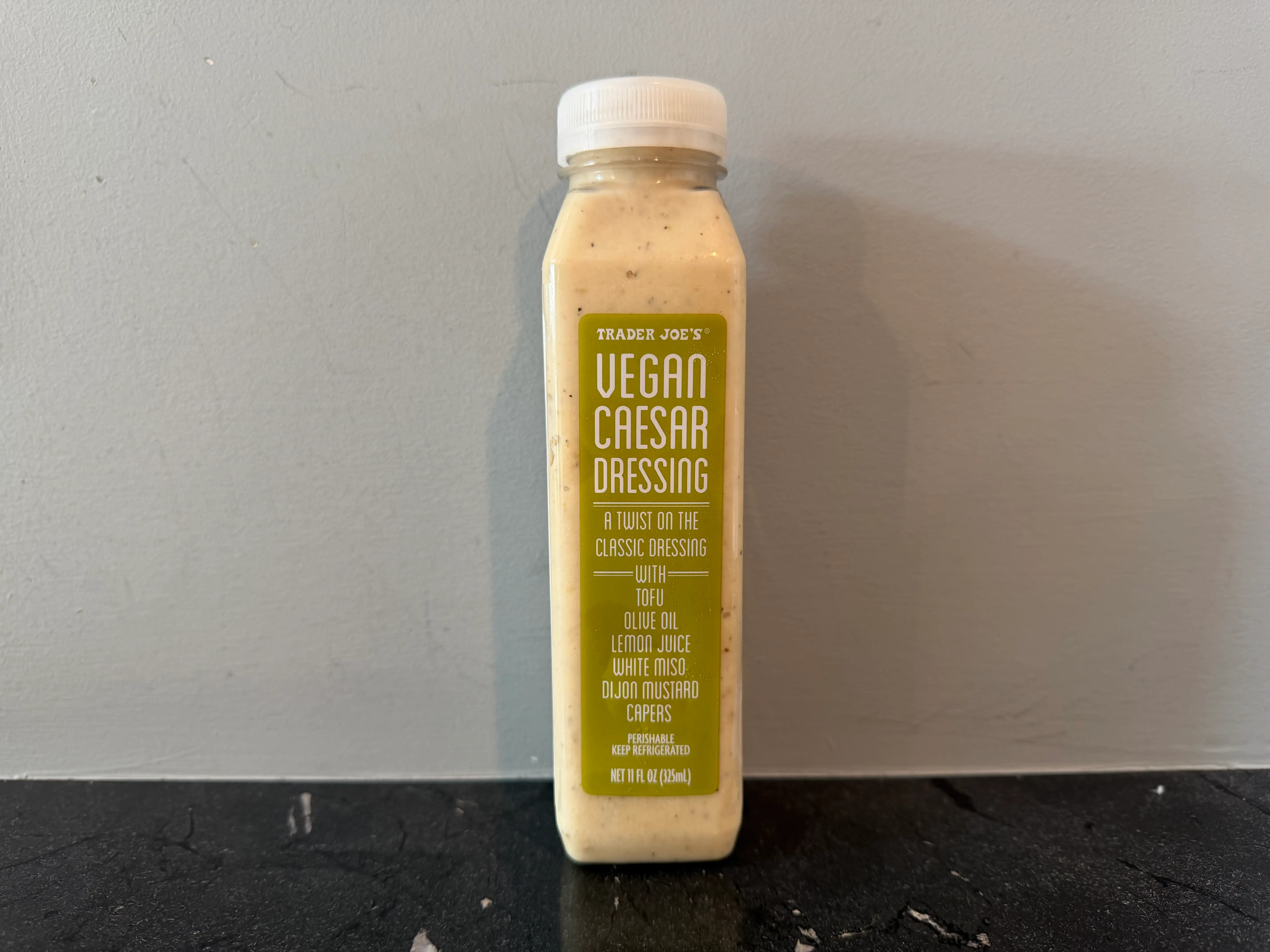 Trader Joe's Caesar dressing bottle