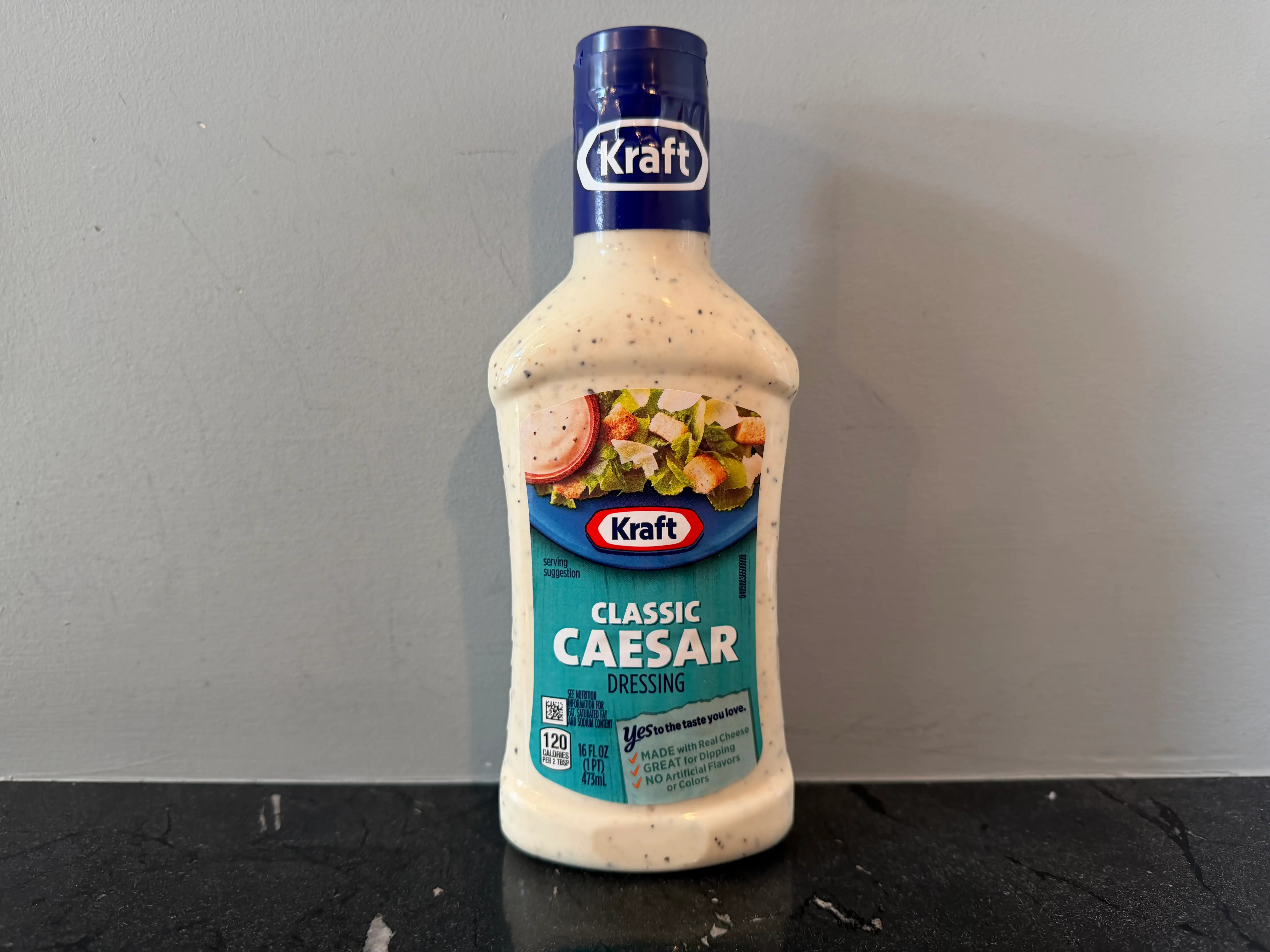 Kraft Caesar dressing bottle