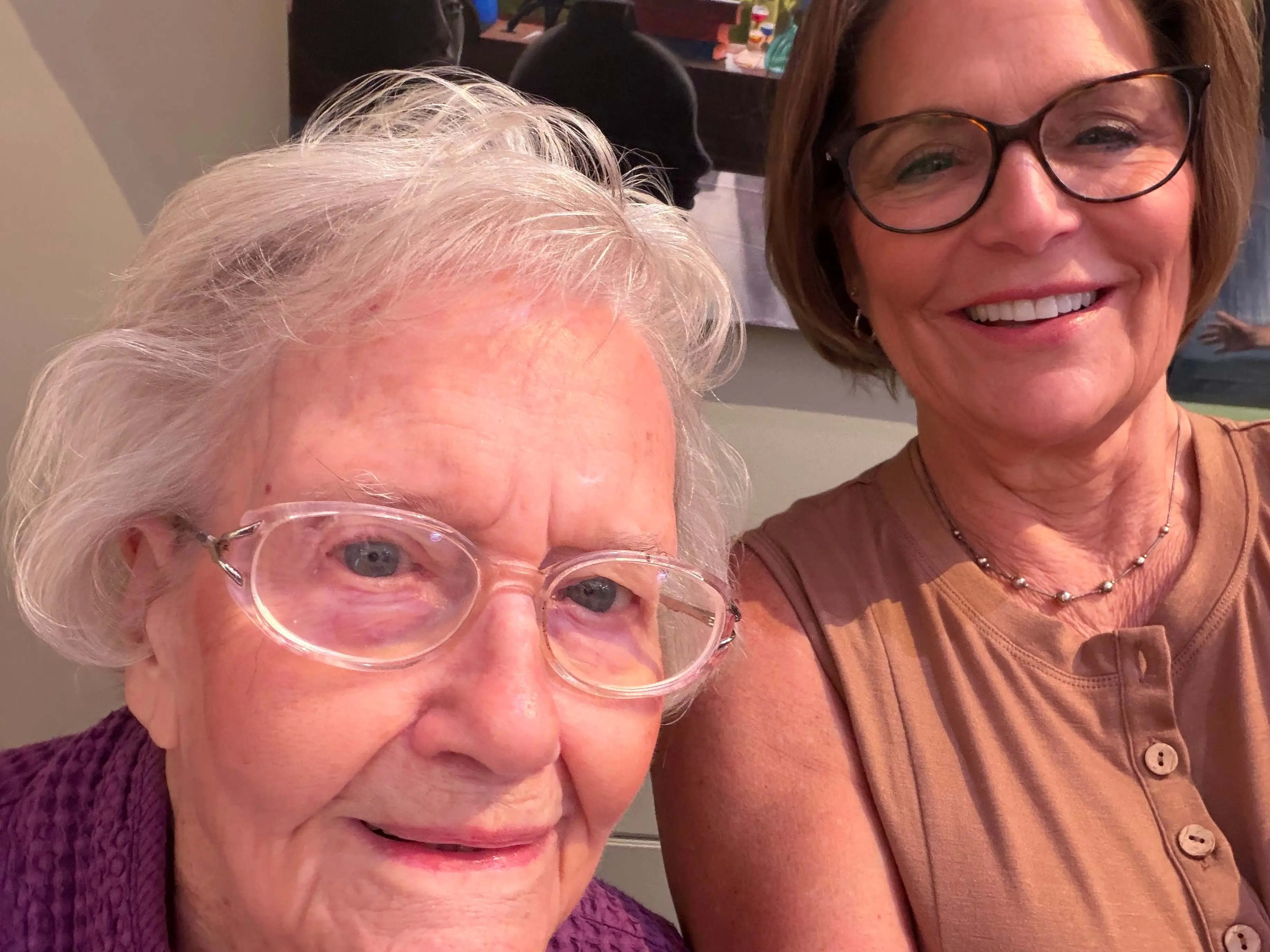 Barbara Marcanti and her mom