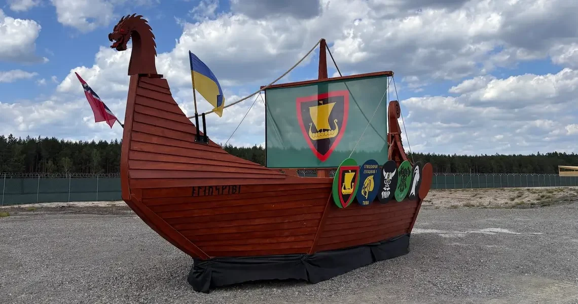 Inside the Viking-themed NATO camp where Ukrainian troops train for the front