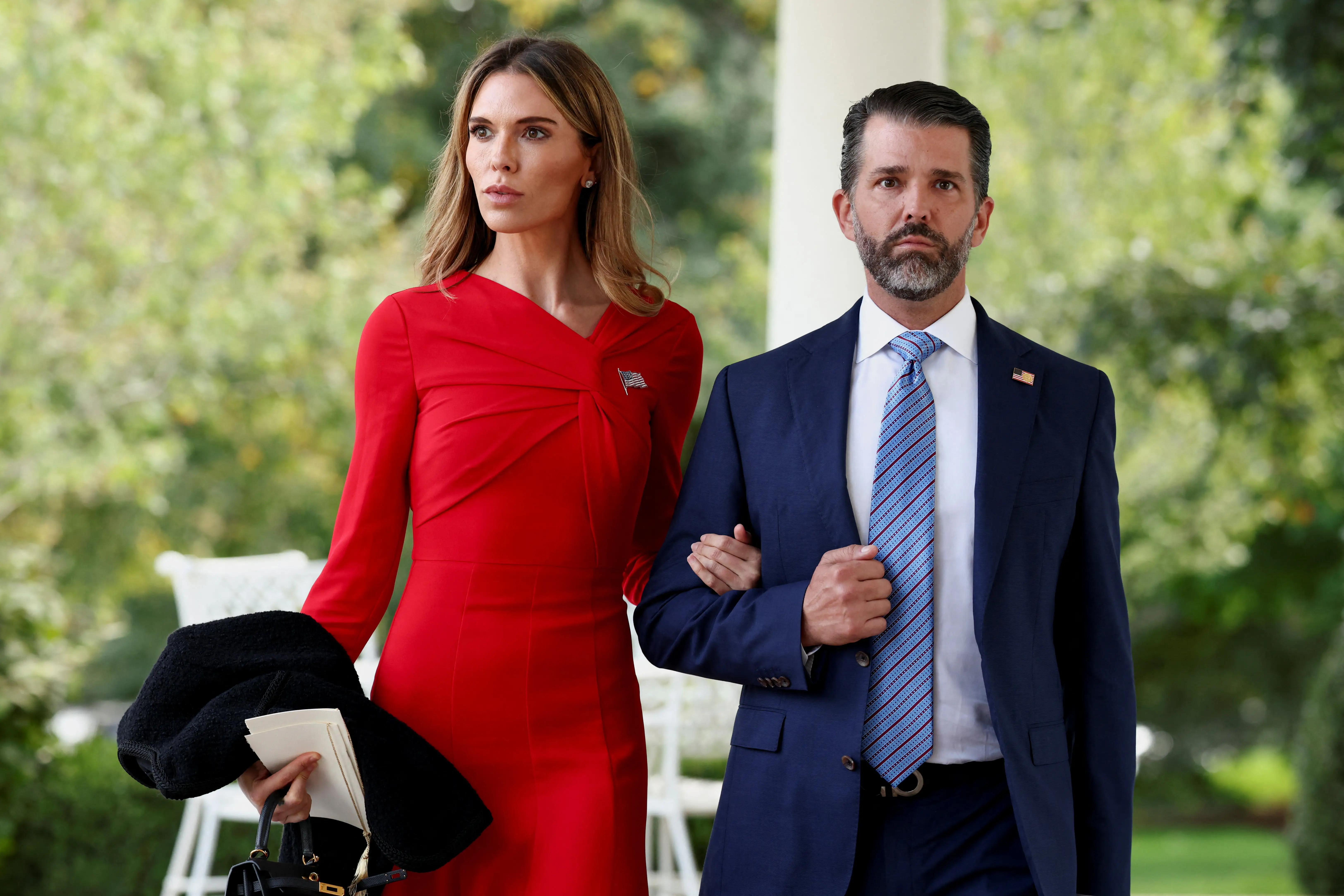 Donald Trump Jr. and Bettina Trump held their wedding in the Bahamas in May.