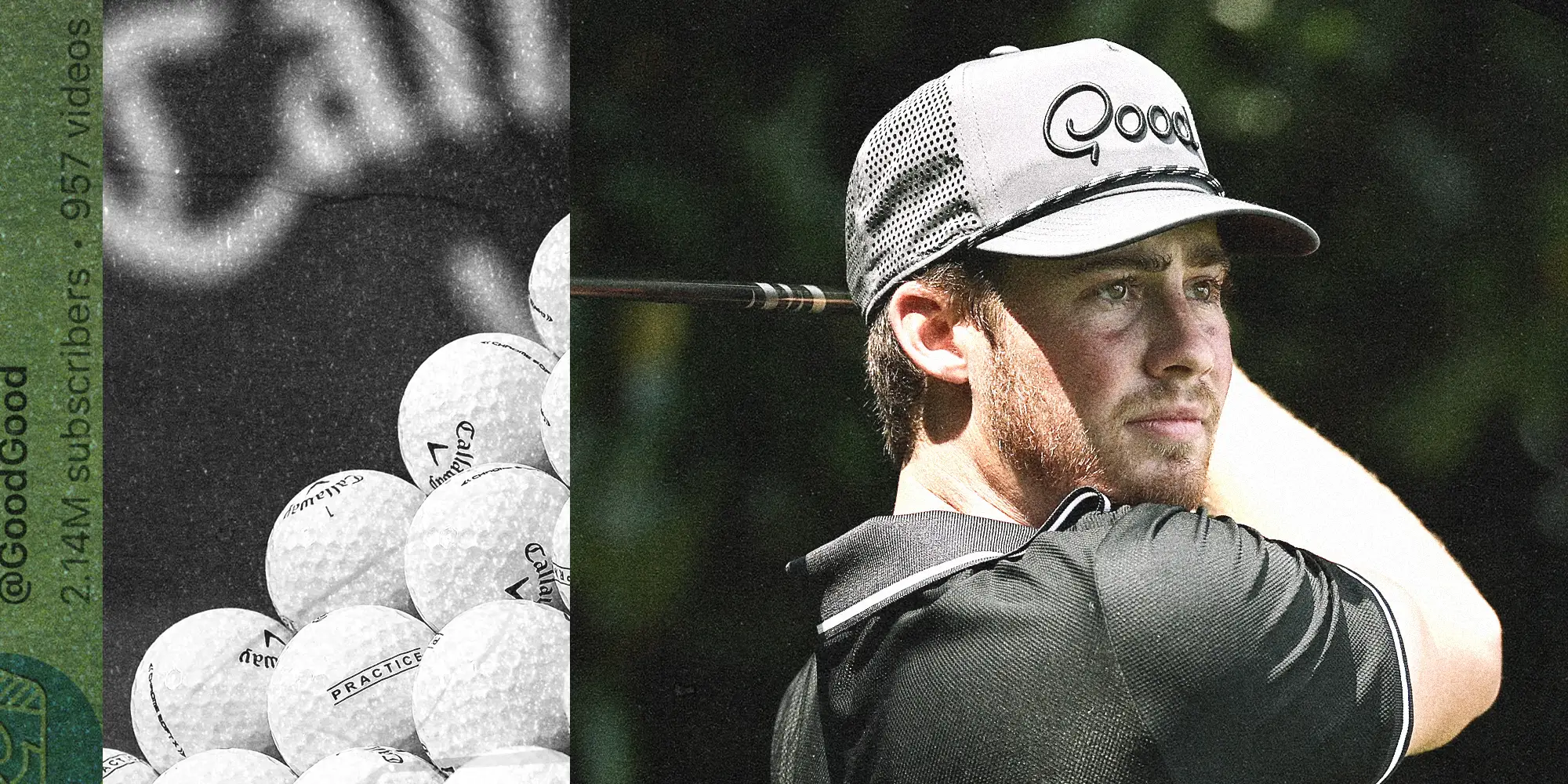 Callaway golf balls, Garrett Clark and Screenshot of
