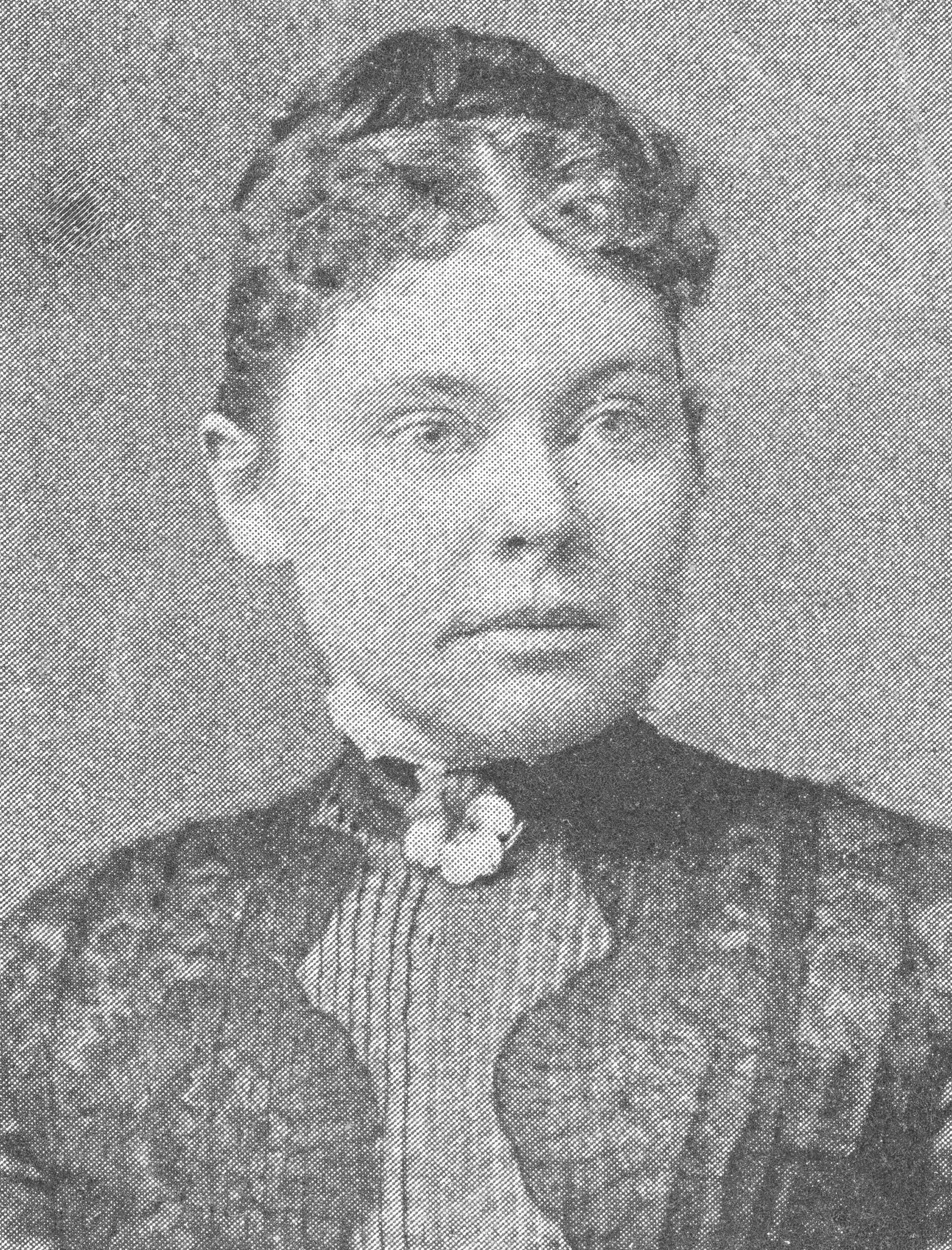 Lizzie Borden in a dress