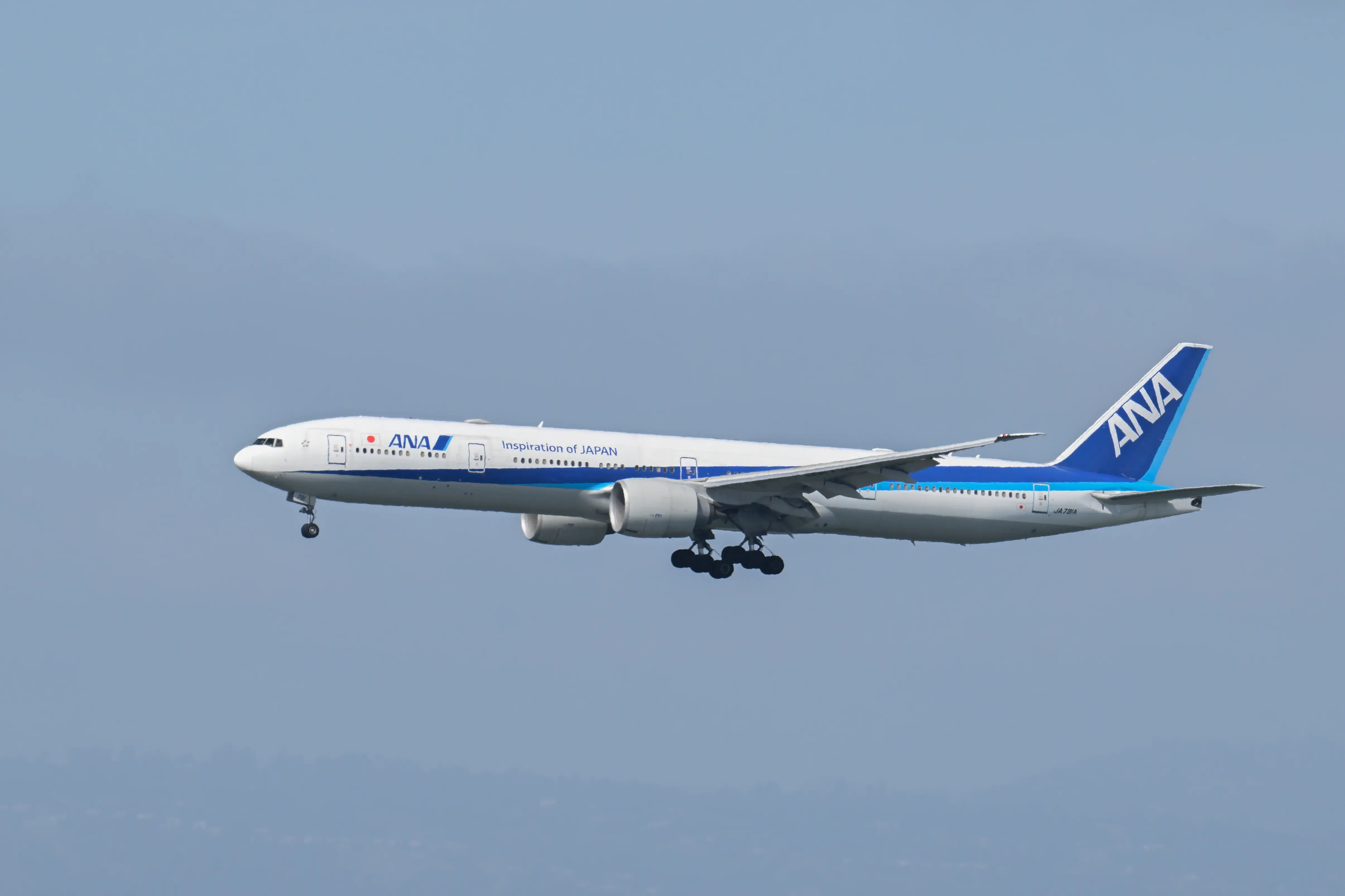 An ANA All Nippon Airways plane.