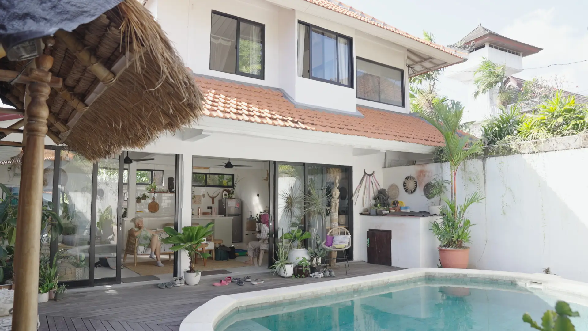 One of the renovations was the addition of a swimming pool for $7,000.