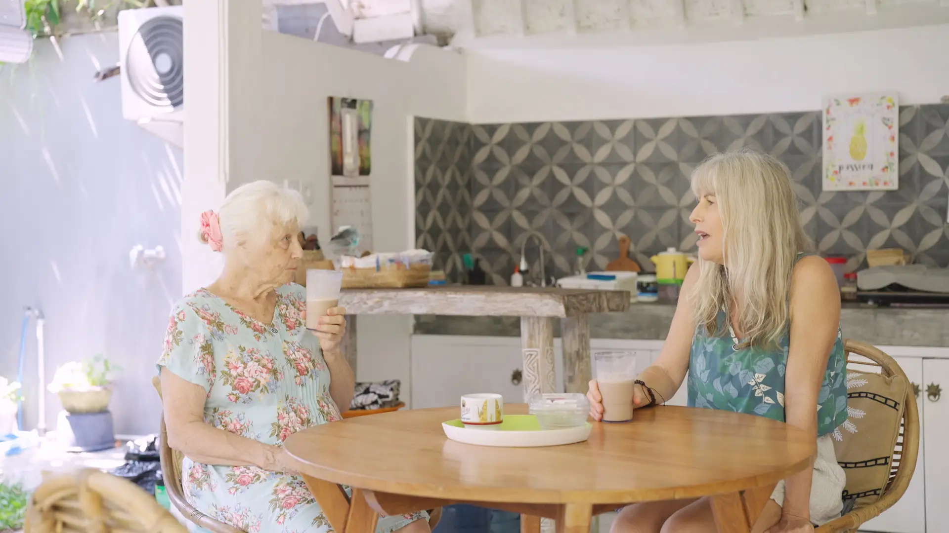 Welsh retired to Bali with her 82-year-old mother, and they live in separate homes.