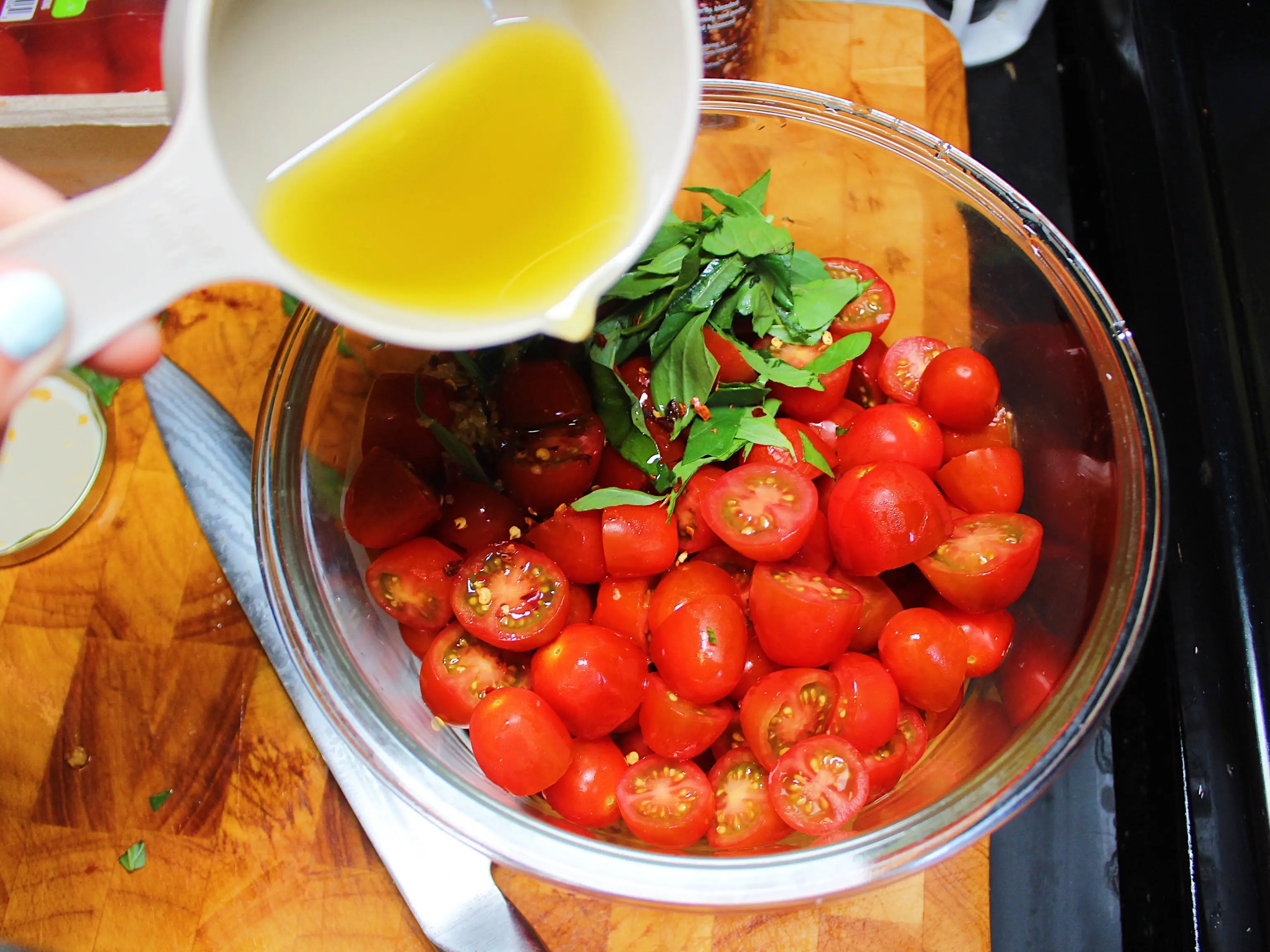 ina garten no cook tomato pasta recipe
