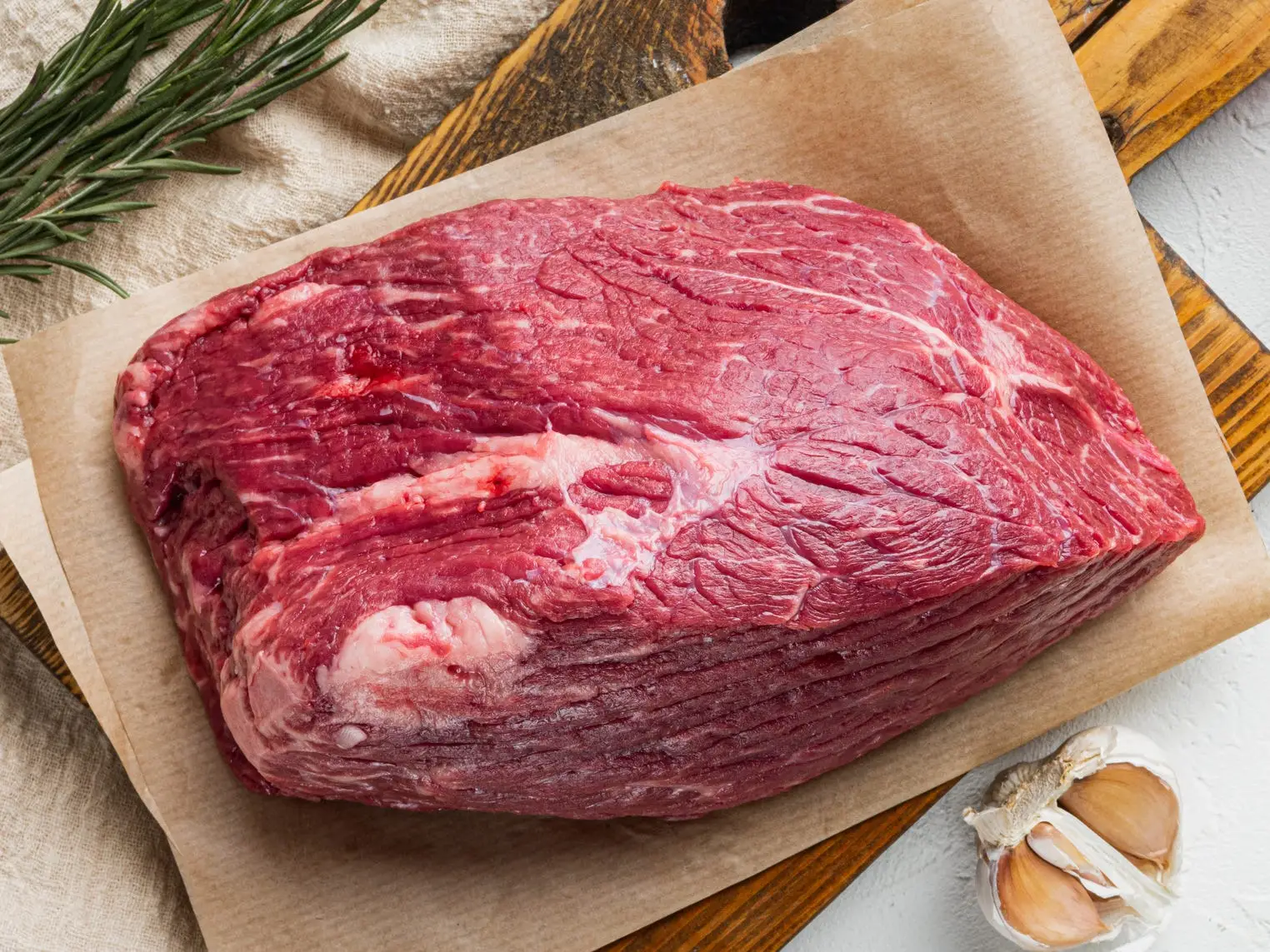 brisket on a cutting board