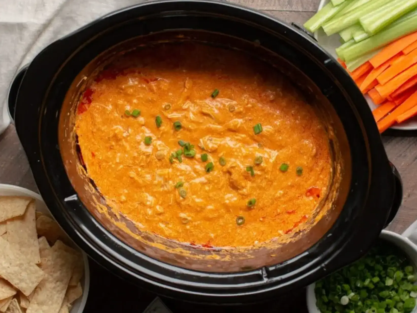 buffalo chicken dip in a crock pot