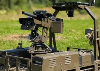 Ukrainian war robots with microphones and speakers are listening in and broadcasting surrender messages to Russian troops