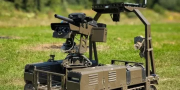 Ukrainian war robots with microphones and speakers are listening in and broadcasting surrender messages to Russian troops
