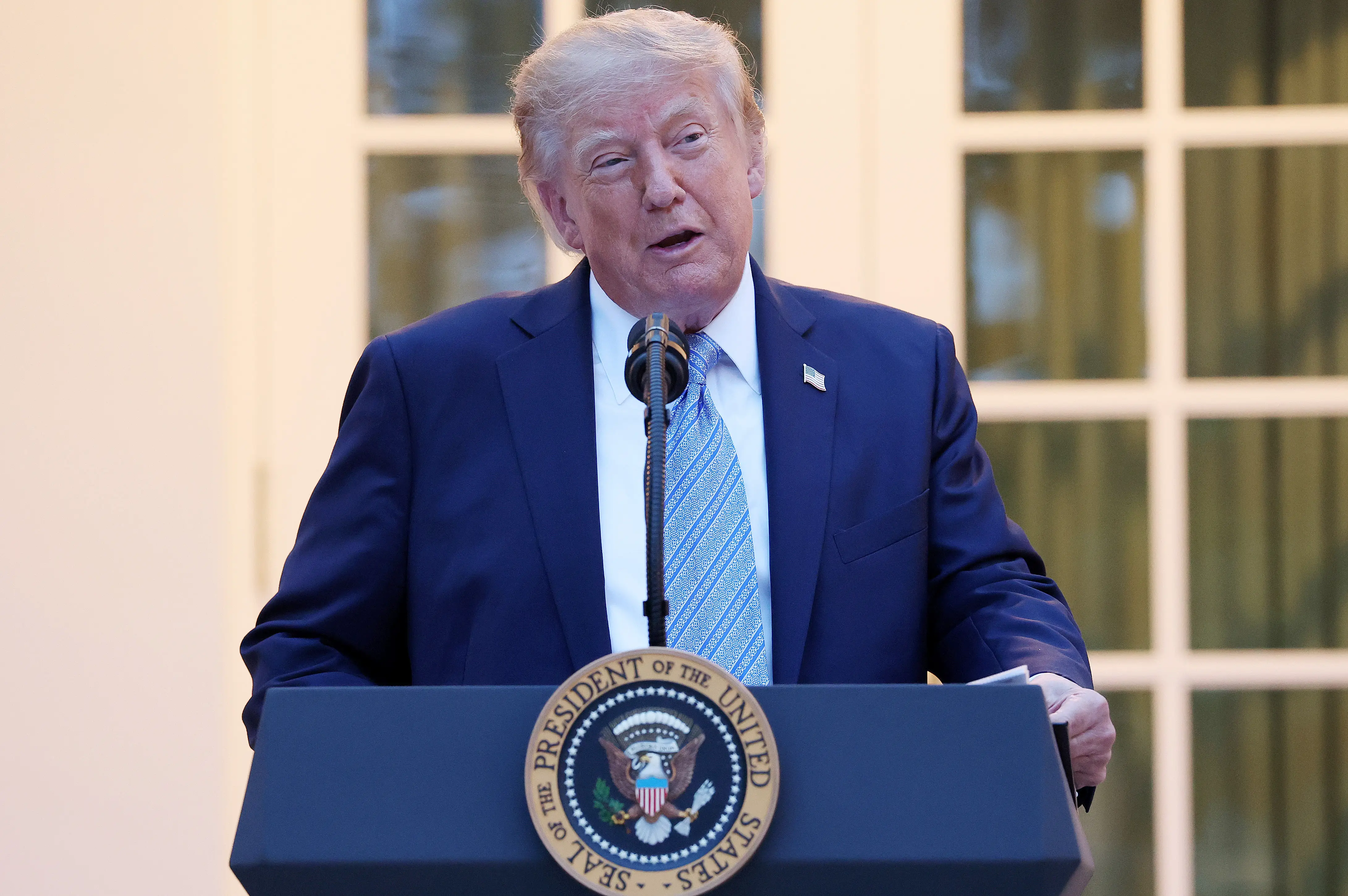 President Donald Trump is pictured.