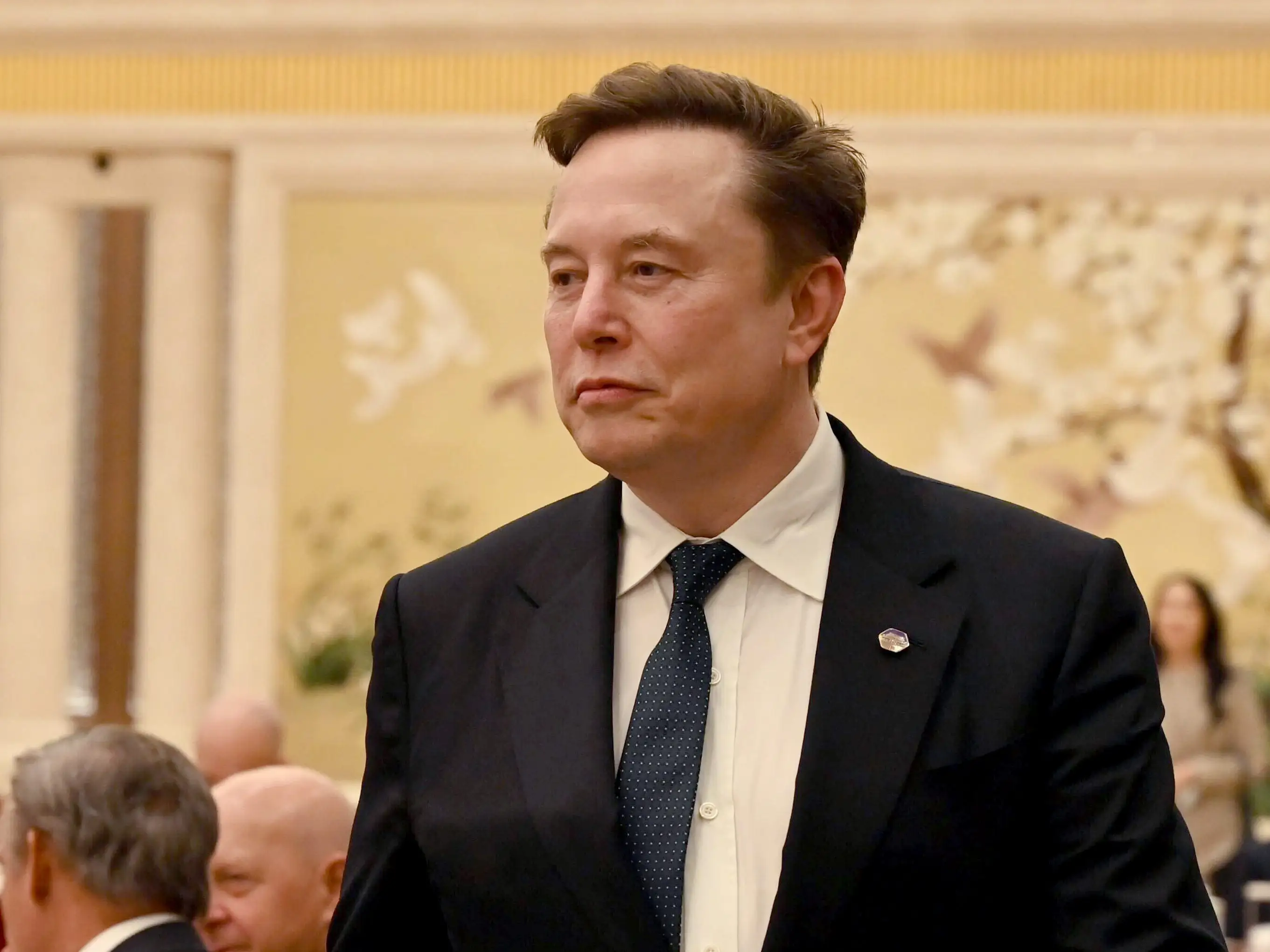 Elon Musk in China.