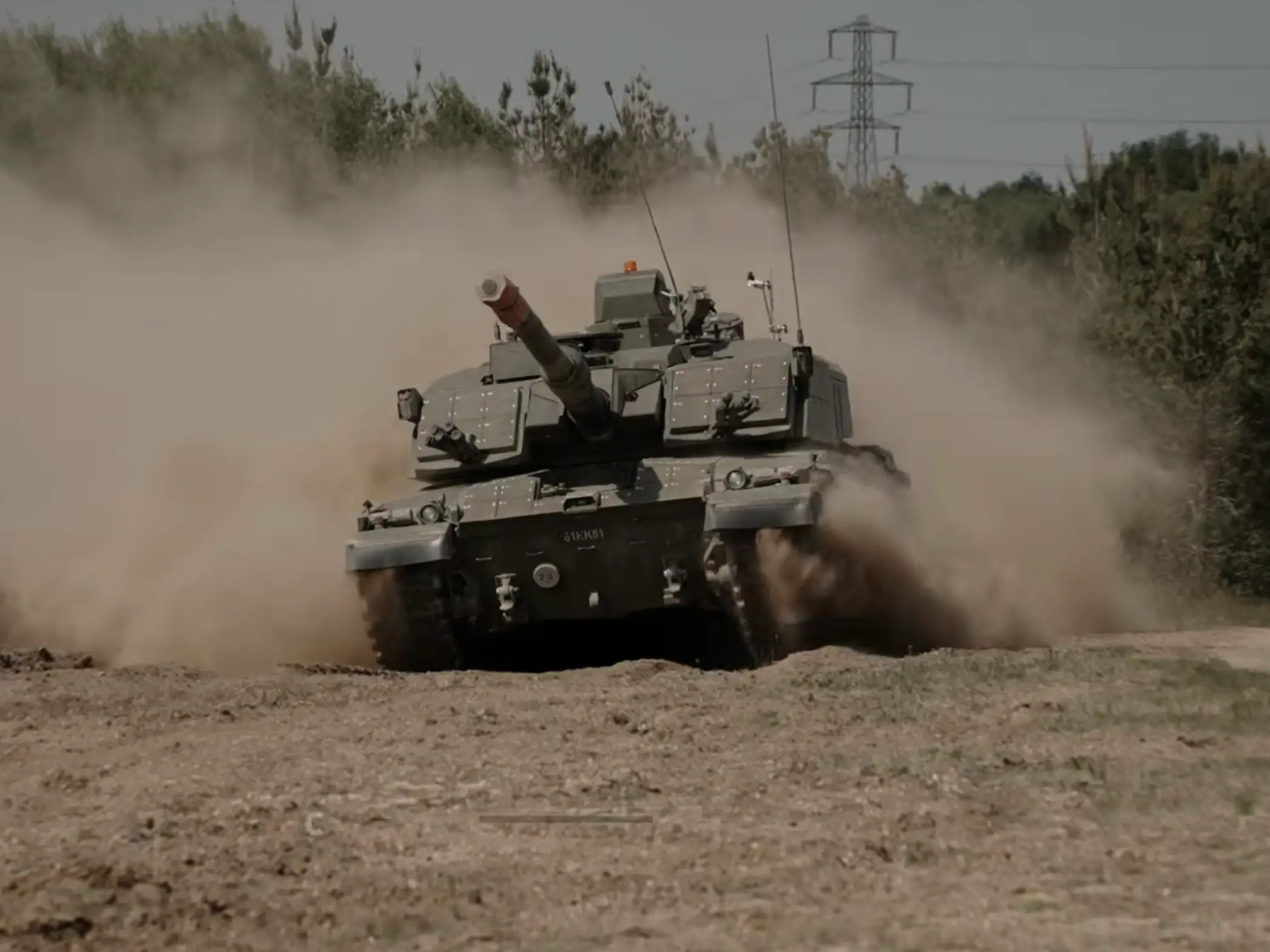 A Challenger 3 tank.