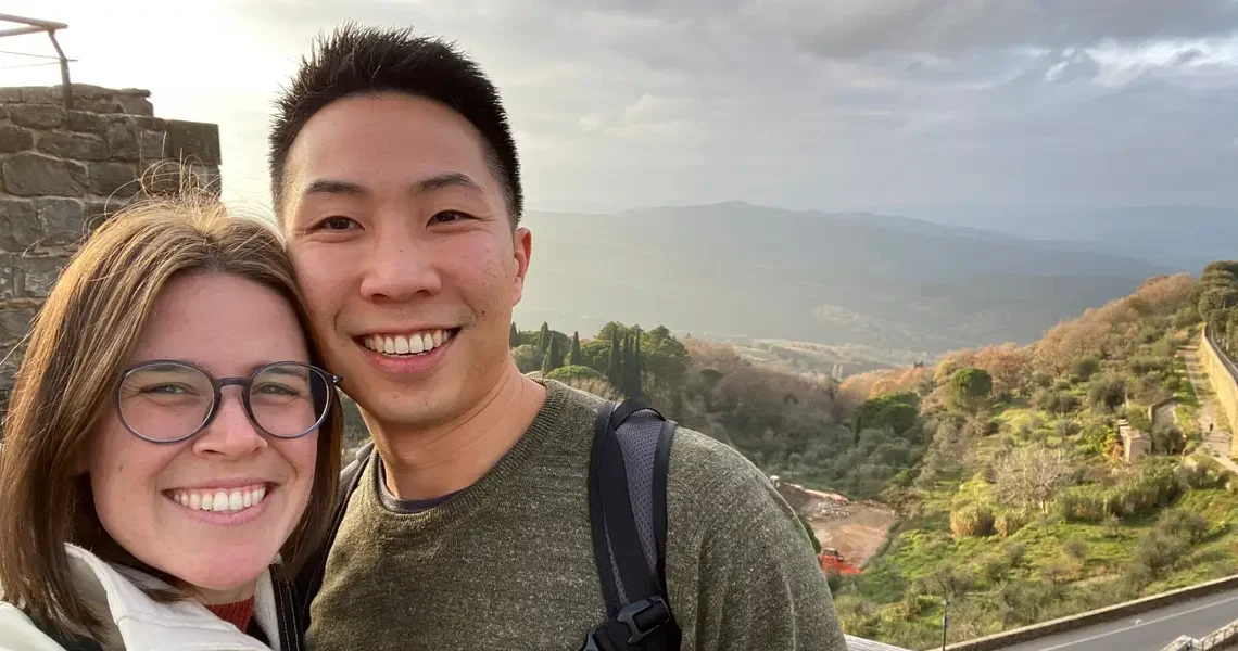 My husband and I both want to move abroad. We just can’t agree on how much money we should save first.