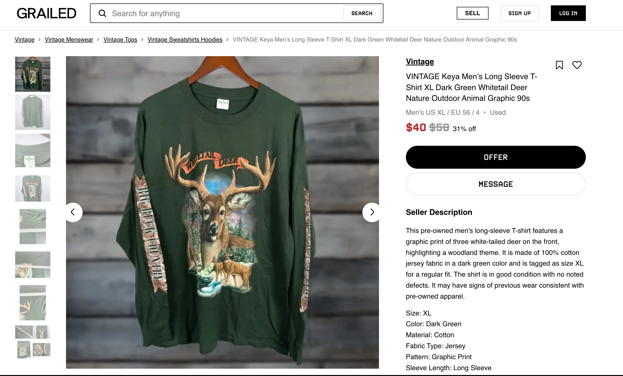 A vintage shirt on Grailed similar to the one Alexandr Wang wore.