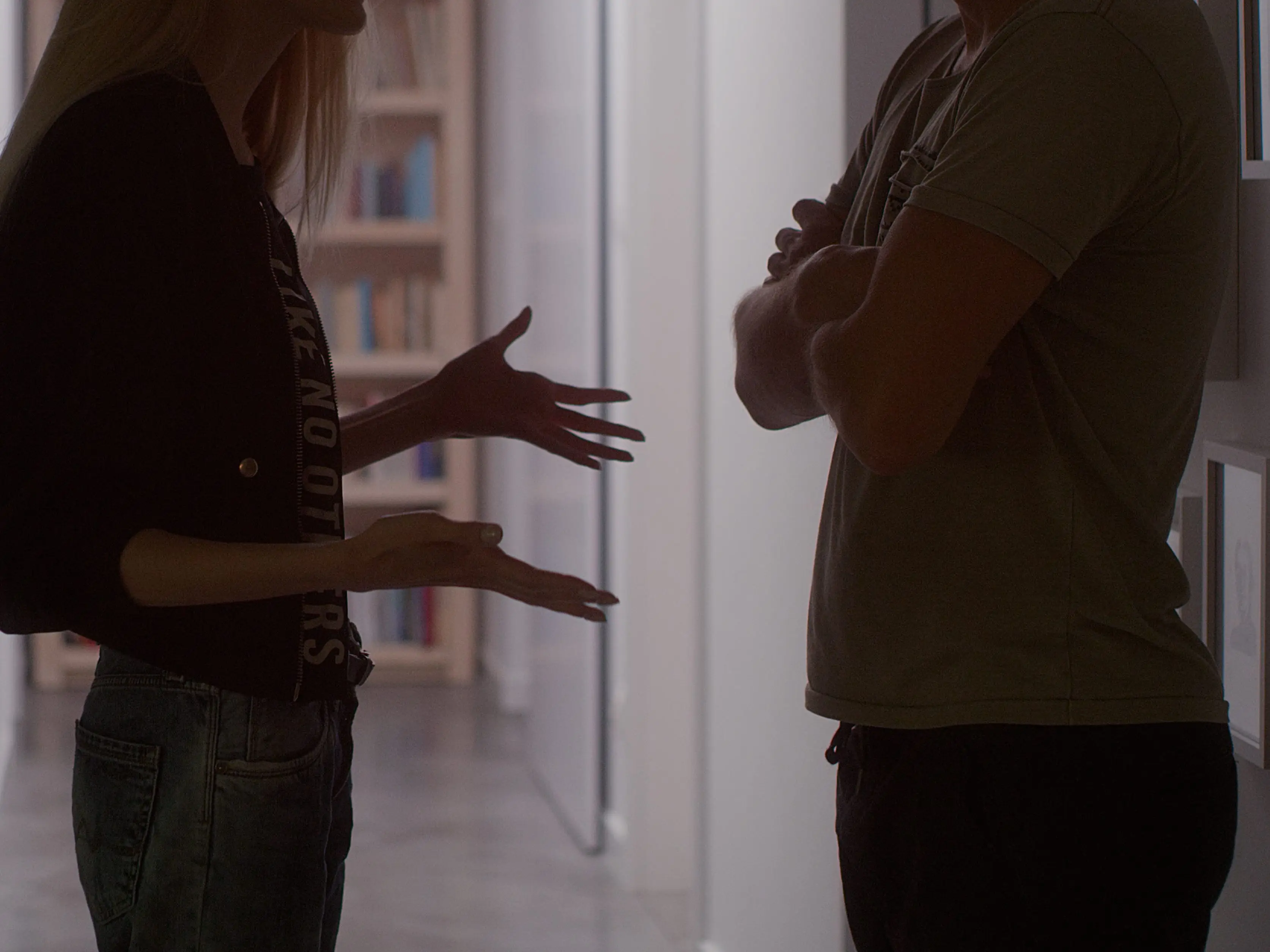 Couple arguing