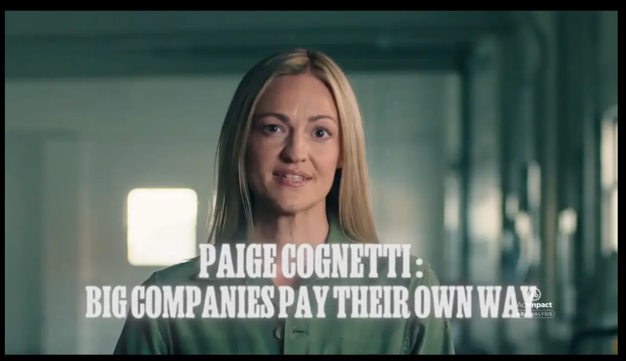 Pennsylvania Democrat Paige Cognetti criticized Big Tech in a campaign ad for the state's 8th district.
