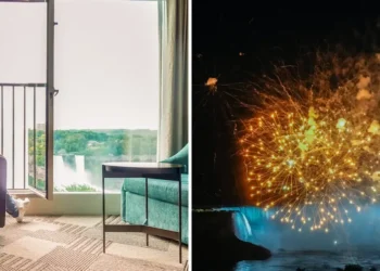 I spent $1,000 to stay in a hotel directly facing Niagara Falls. The room surprised me in 4 ways.