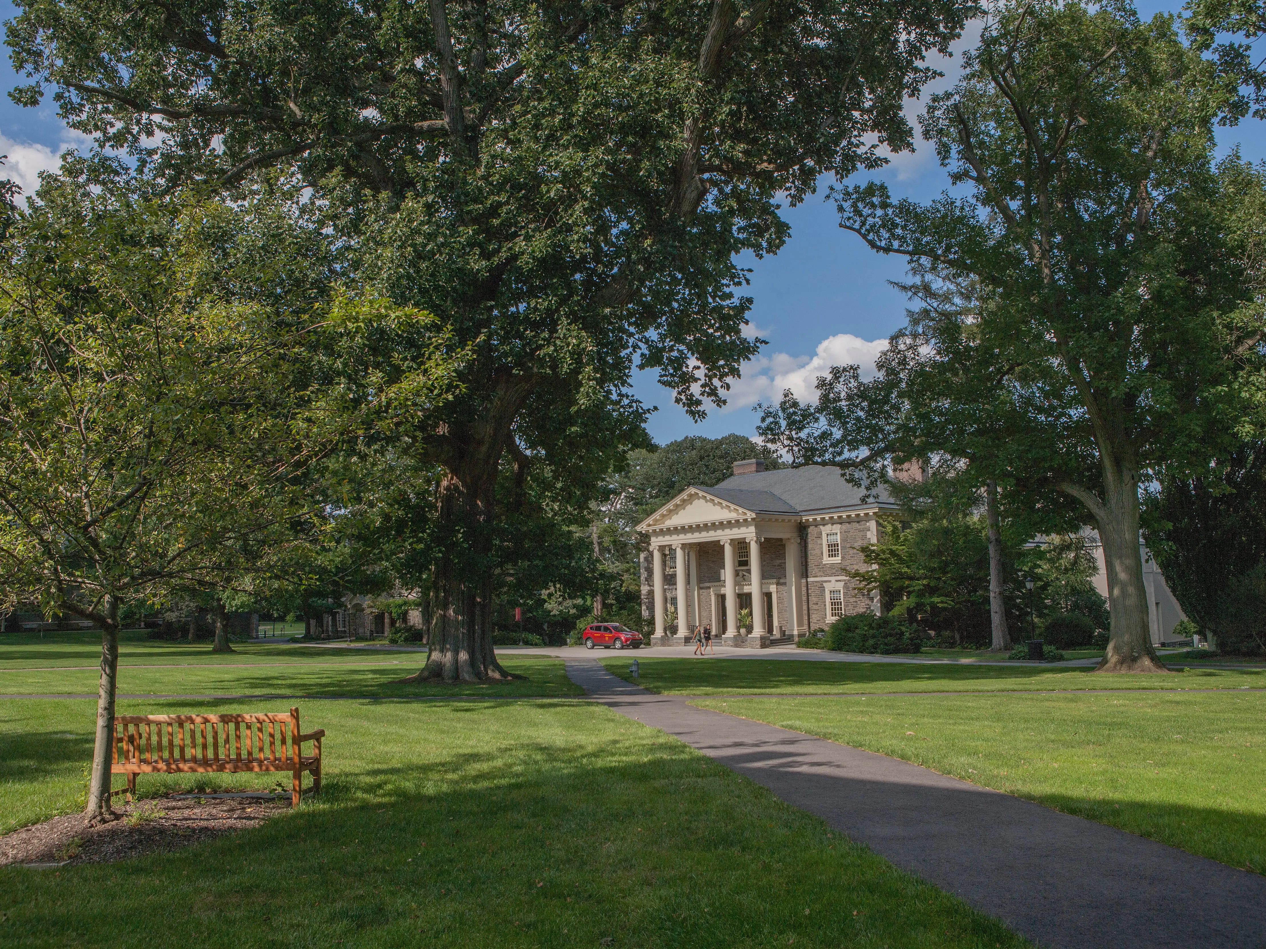 Marshall Auditorium, Roberts Hall, Haverford College, Haverford, Pennsylvania, USA.