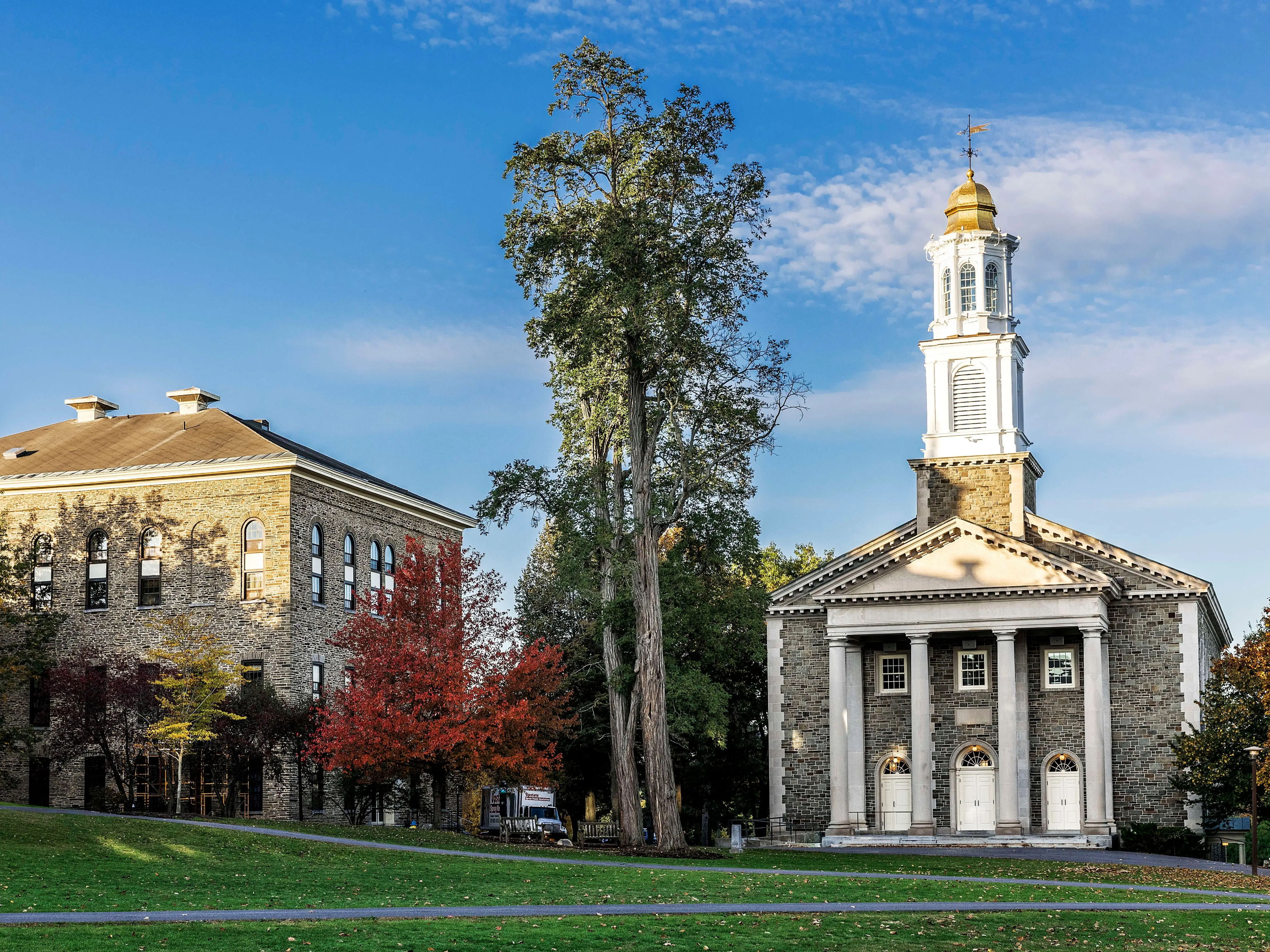HAMILTON, NEW YORK, UNITED STATES - 2015/10/11: Colgate University campus.