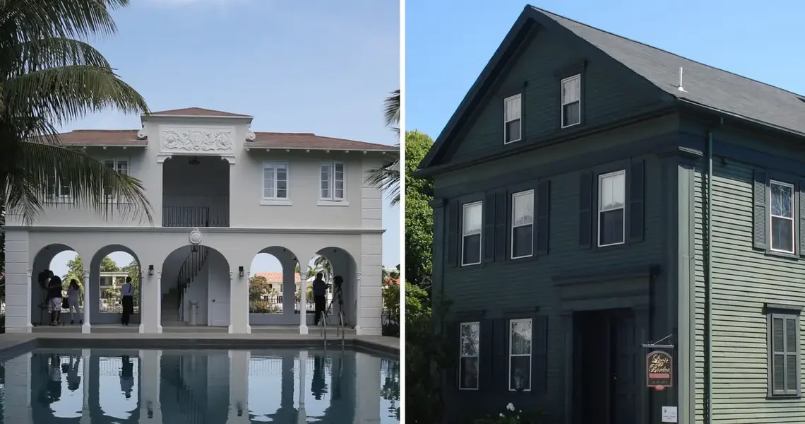 From the ‘Amityville Horror’ house to the former Versace mansion, 12 notorious homes that have gone up for sale