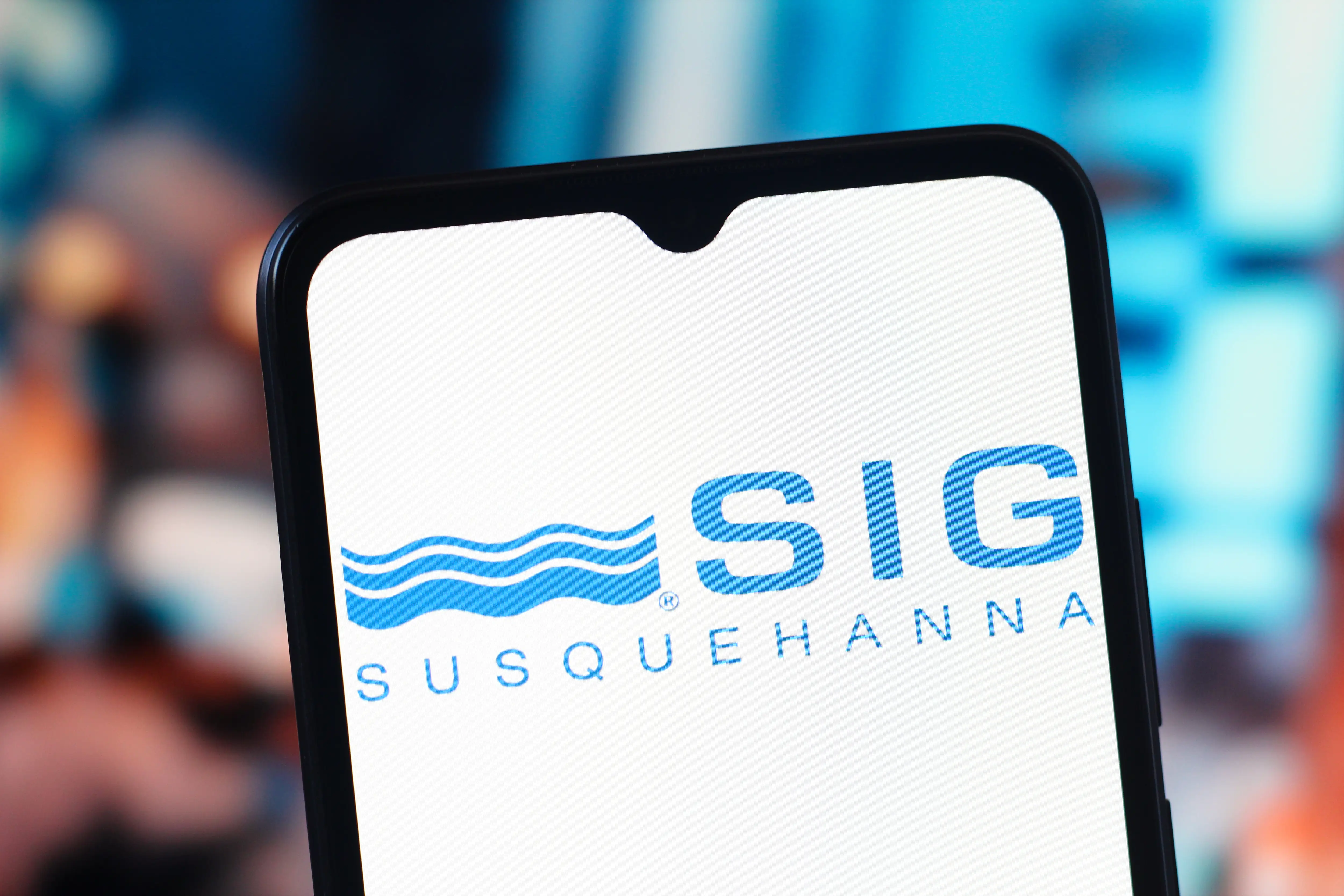 The logo for Susquehanna International Group