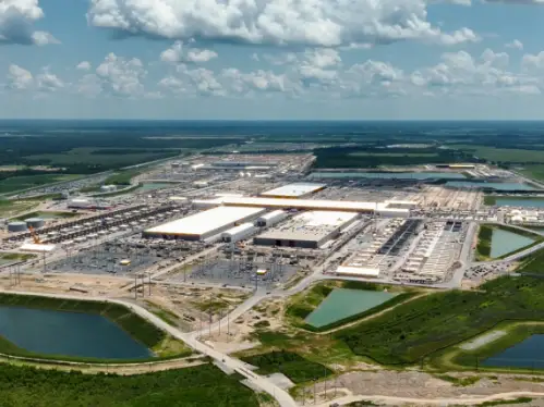 Aerial view of Richland Parish Data Center