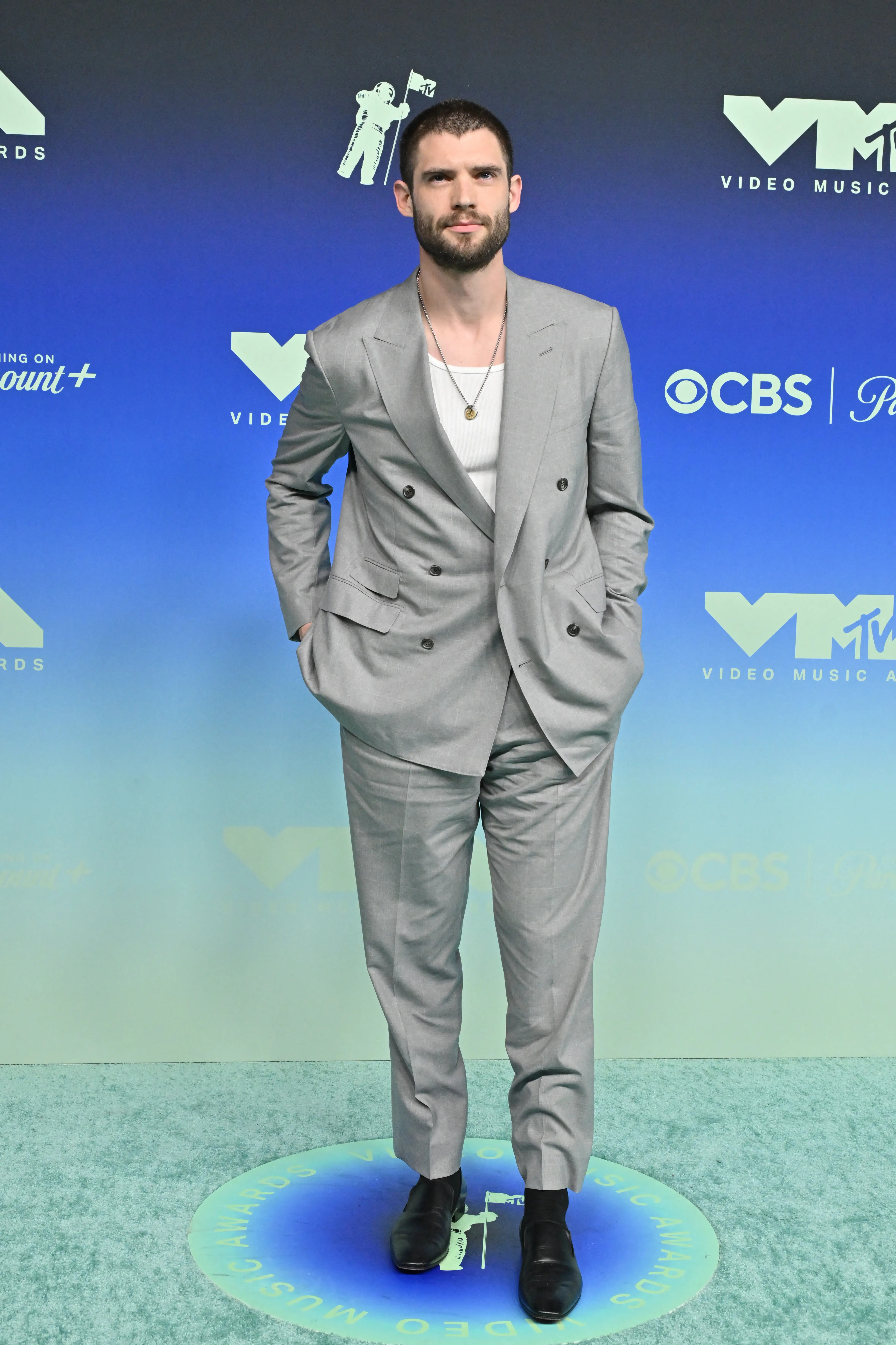 David Corenswet attends the MTV Video Music Awards in September 2026.